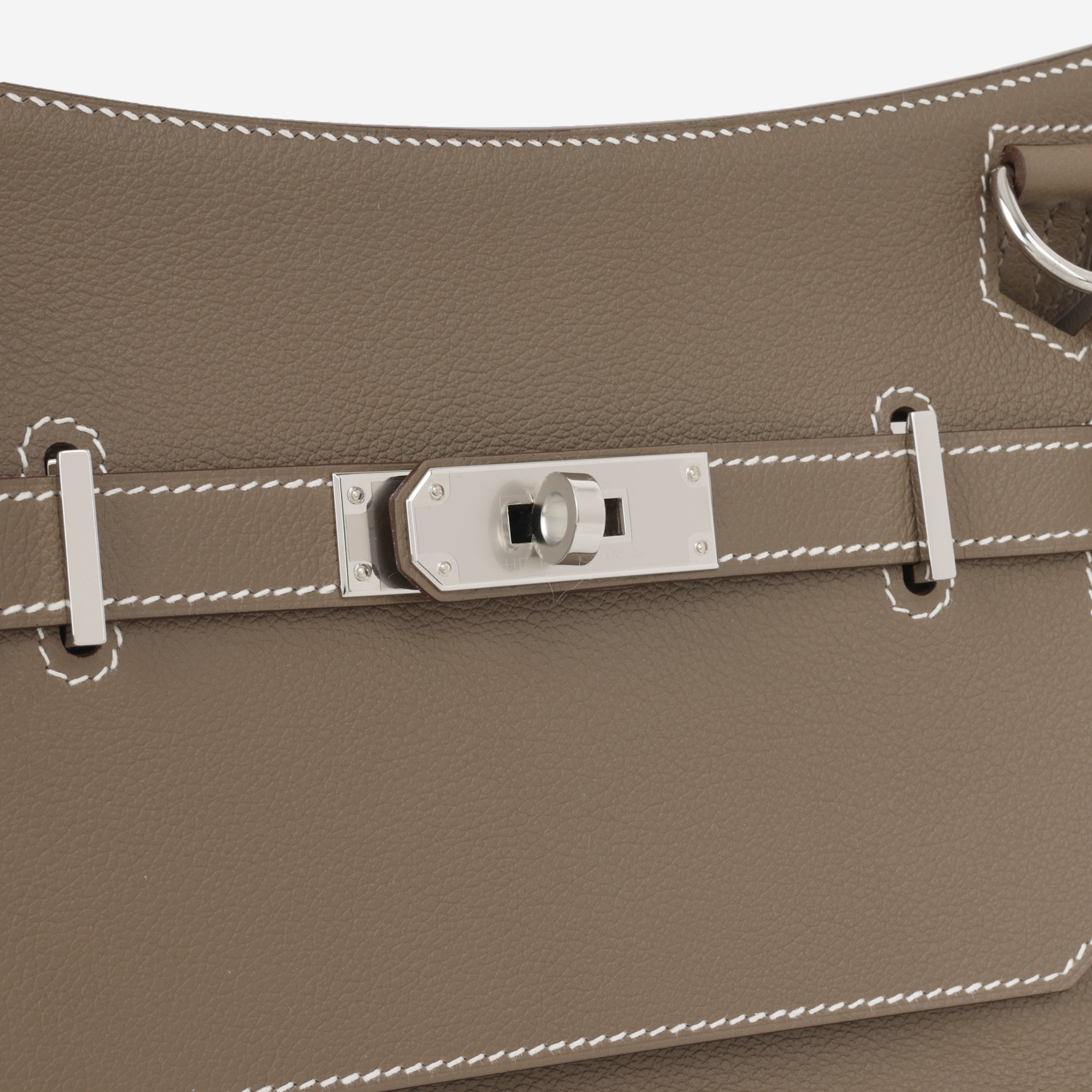 Hermès - Mini Jypsiere - Etoupe Evercolor | Palladium Hardware