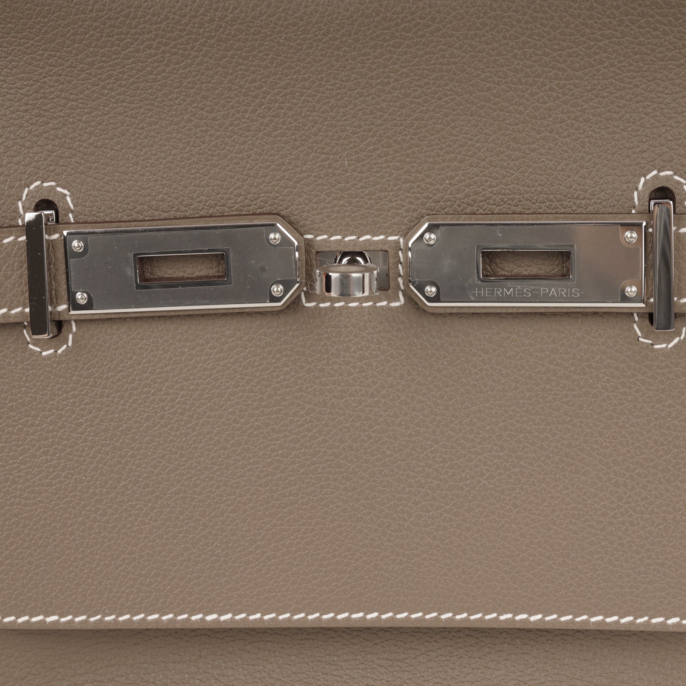 Hermès - Mini Jypsiere - Etoupe Evercolor | Palladium Hardware