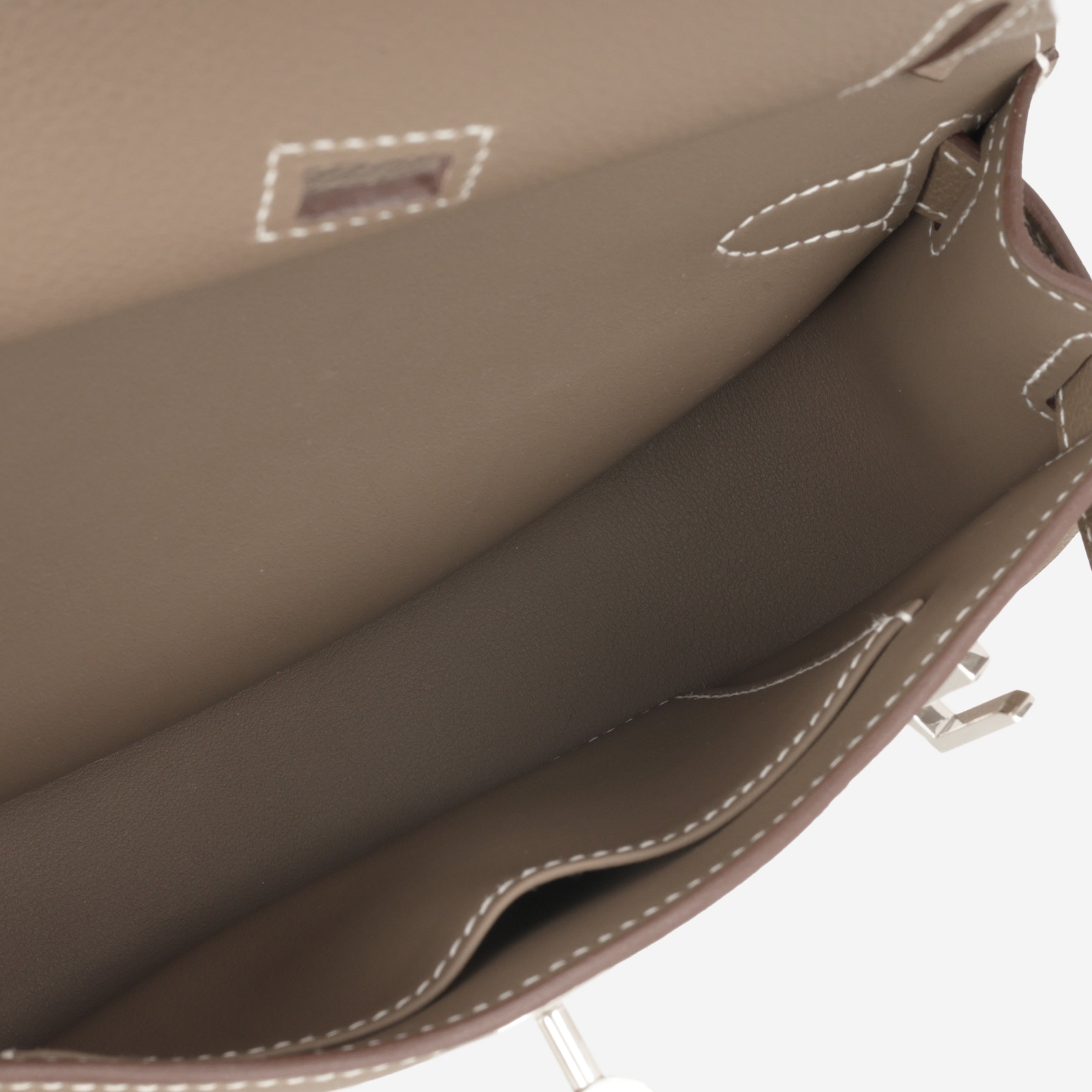 Hermès - Mini Jypsiere - Etoupe Evercolor | Palladium Hardware