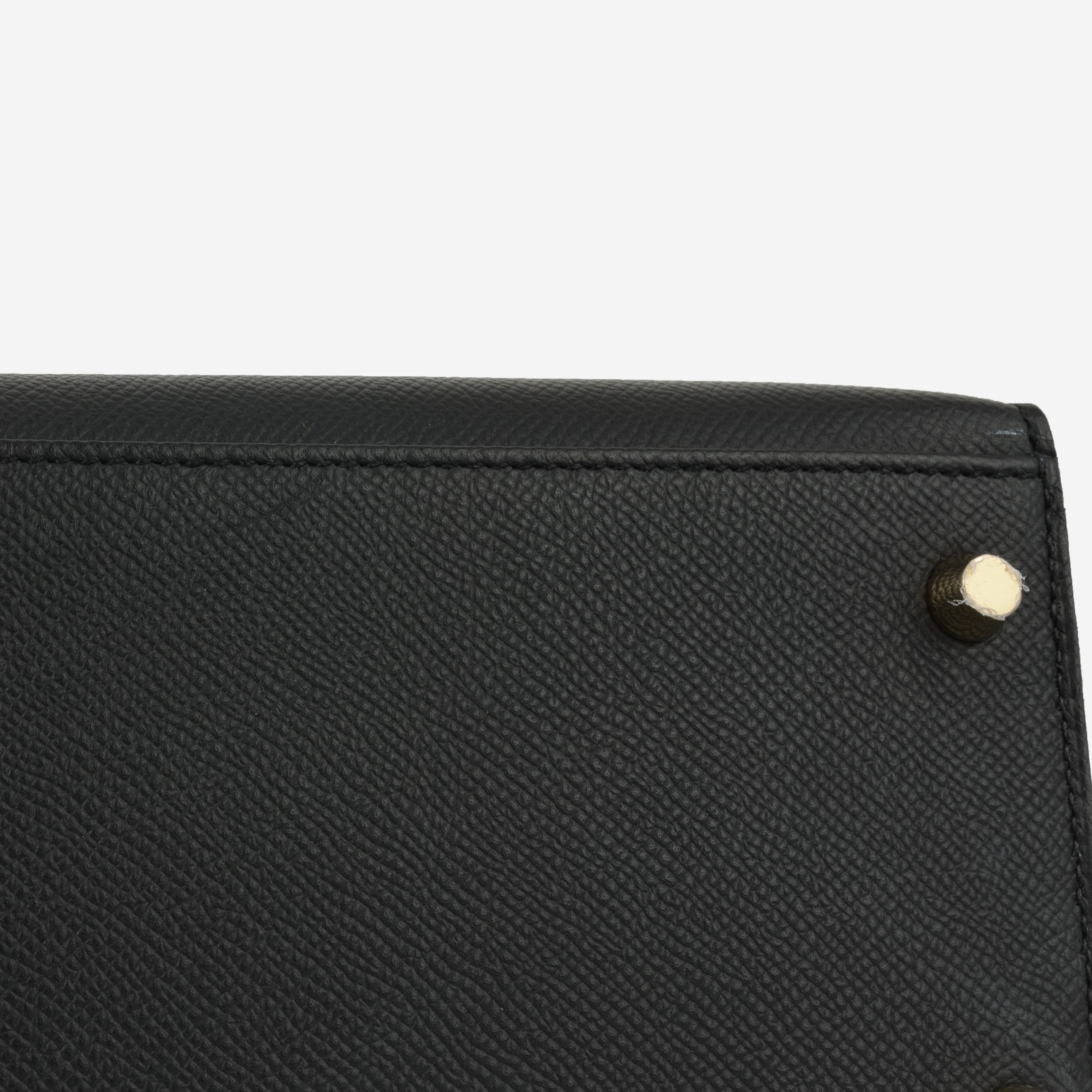 Hermès Kelly 28 Sellier - Noir Epsom | Gold Hardware