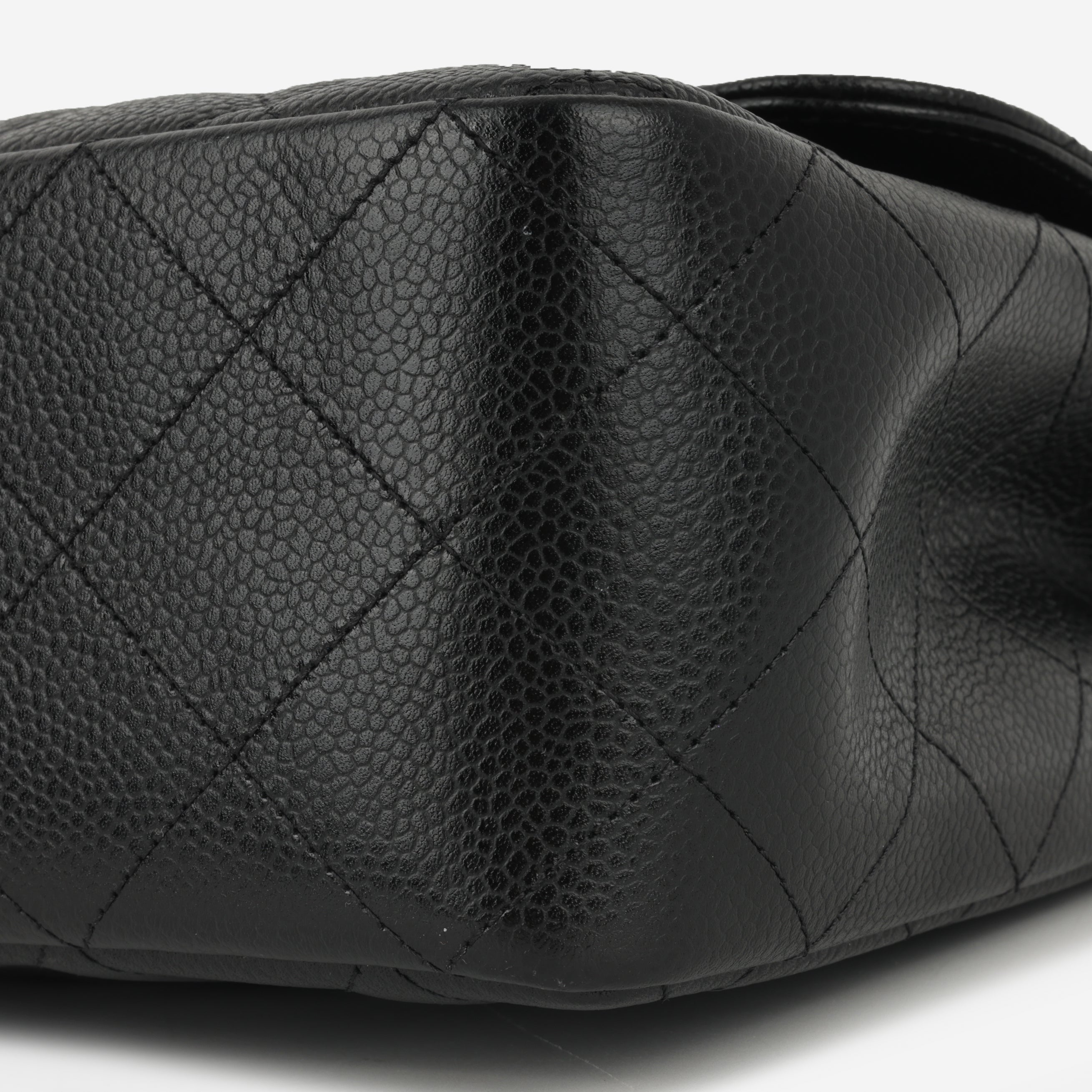 Chanel Classic Single Flap Jumbo - Black Caviar | Silver Hardware
