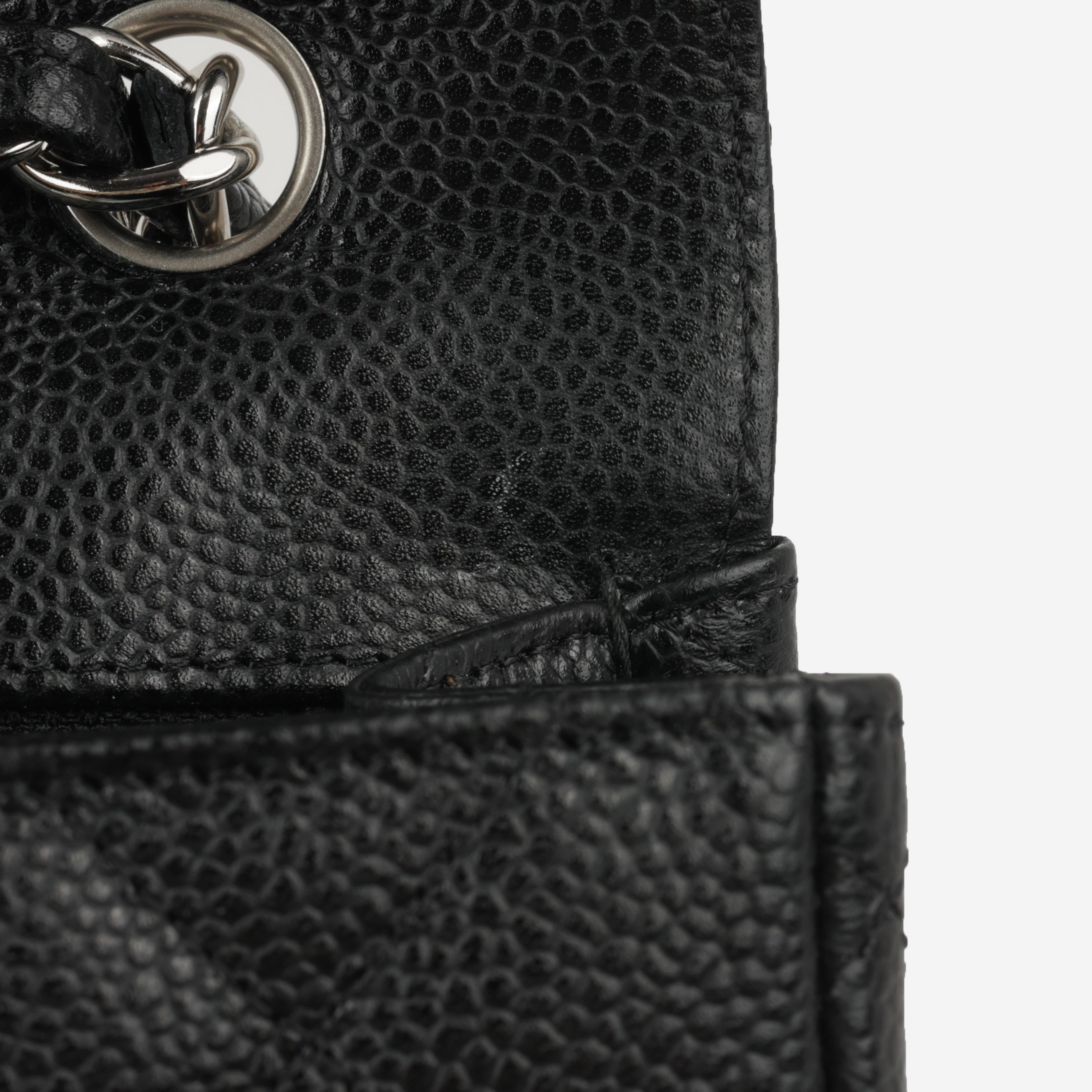 Chanel Classic Single Flap Jumbo - Black Caviar | Silver Hardware