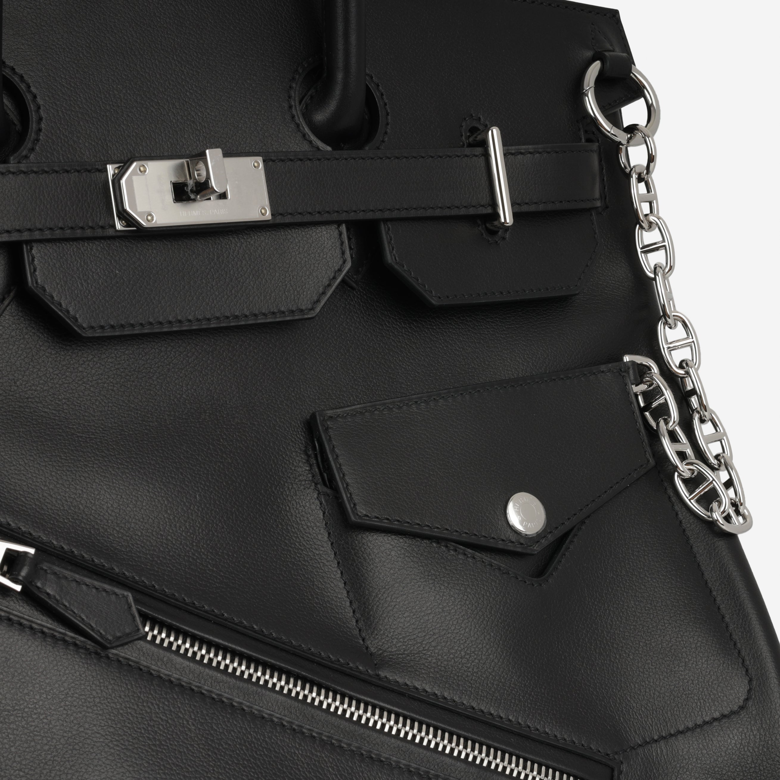 Hermès HAC 40 - Noir Volupto | Palladium Hardware