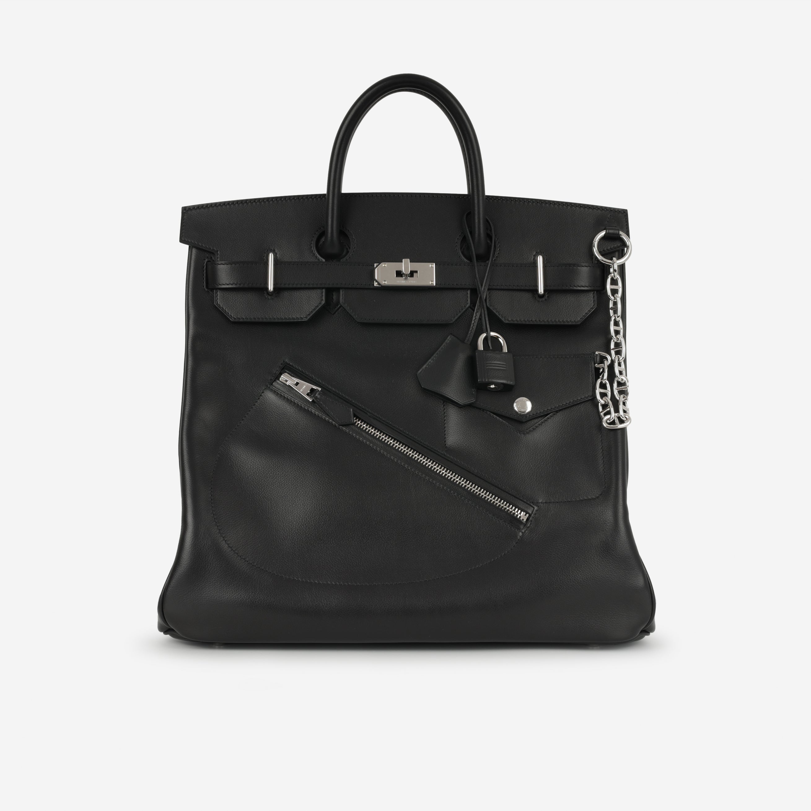 Hermès HAC 40 - Noir Volupto | Palladium Hardware