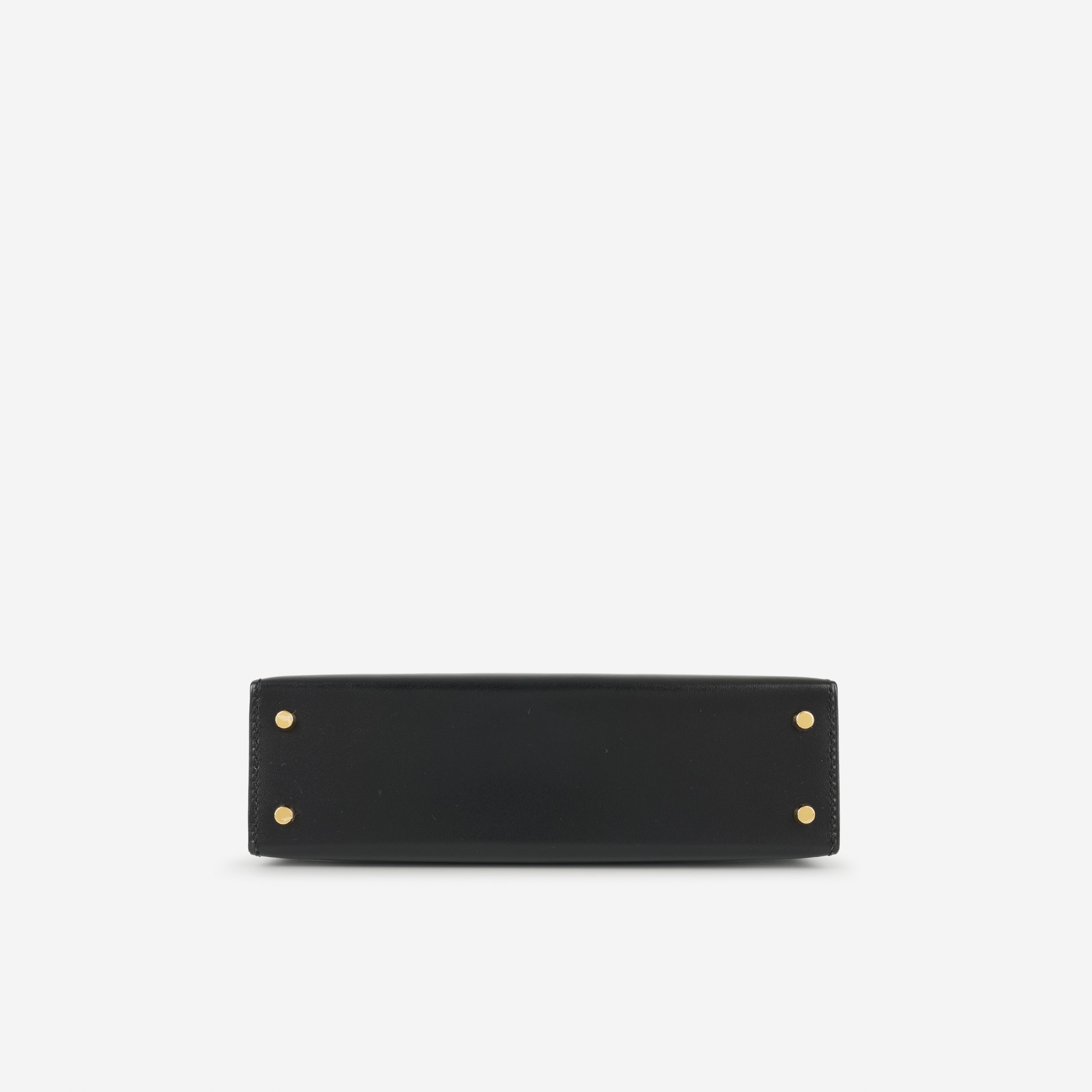 Hermès Mini Kelly - Noir Box Calf | Gold Hardware