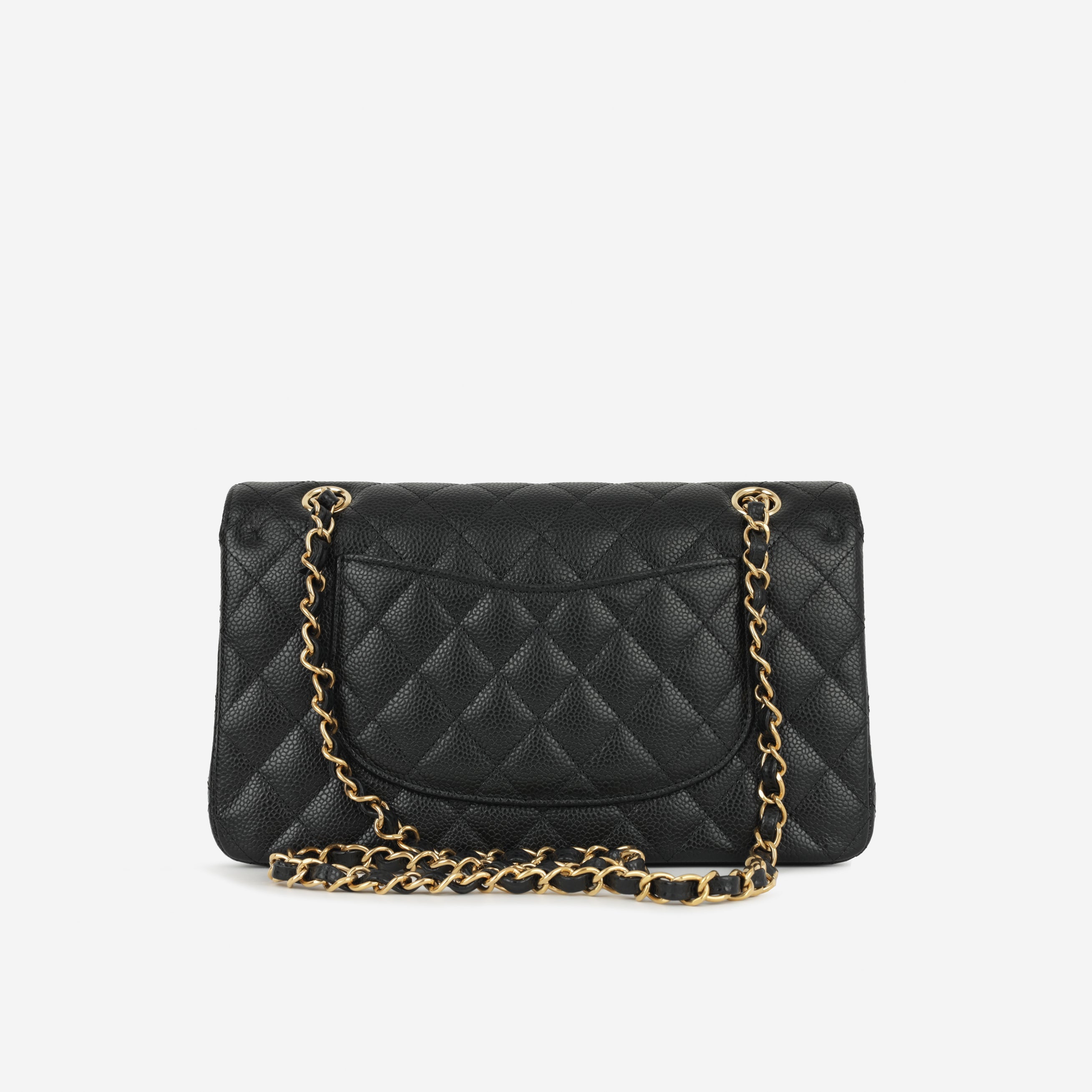 Chanel Medium Classic Flap Black Caviar | Gold Hardware