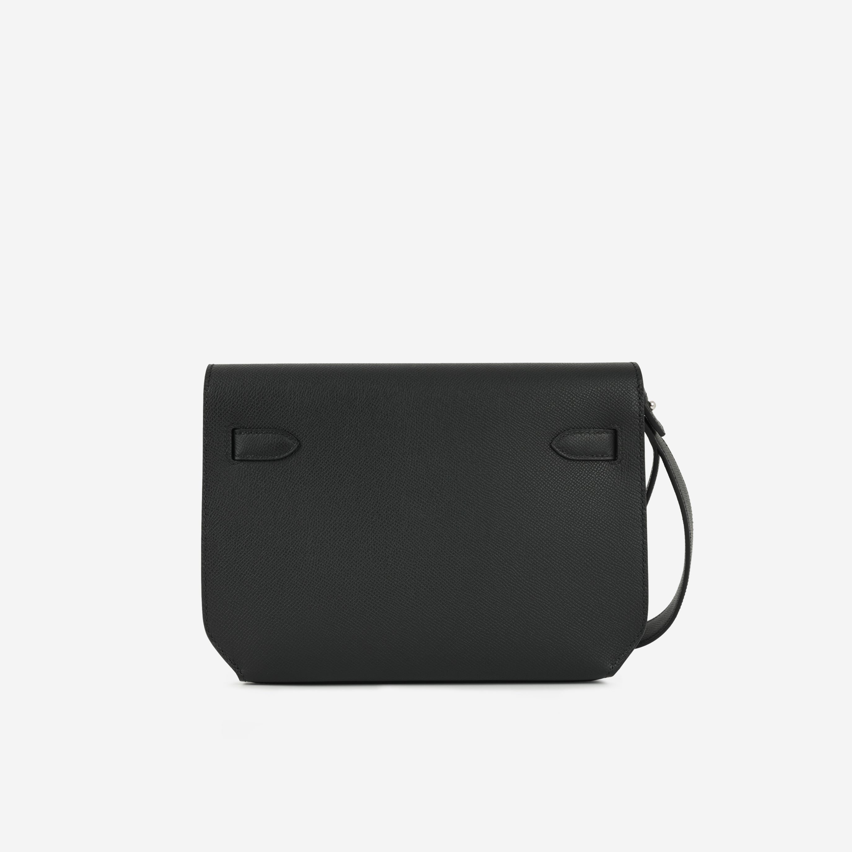HSS Kelly Dépêches 25 - Noir / Bleu Saphir Epsom | Palladium Hardware