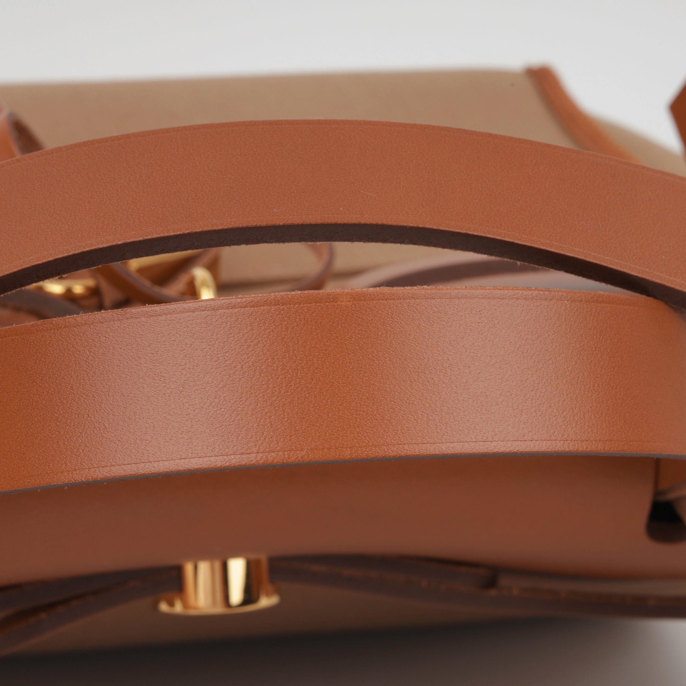 Hermès Herbag 31 - Chai Canvas/ Fauve Hunter | Gold Hardware