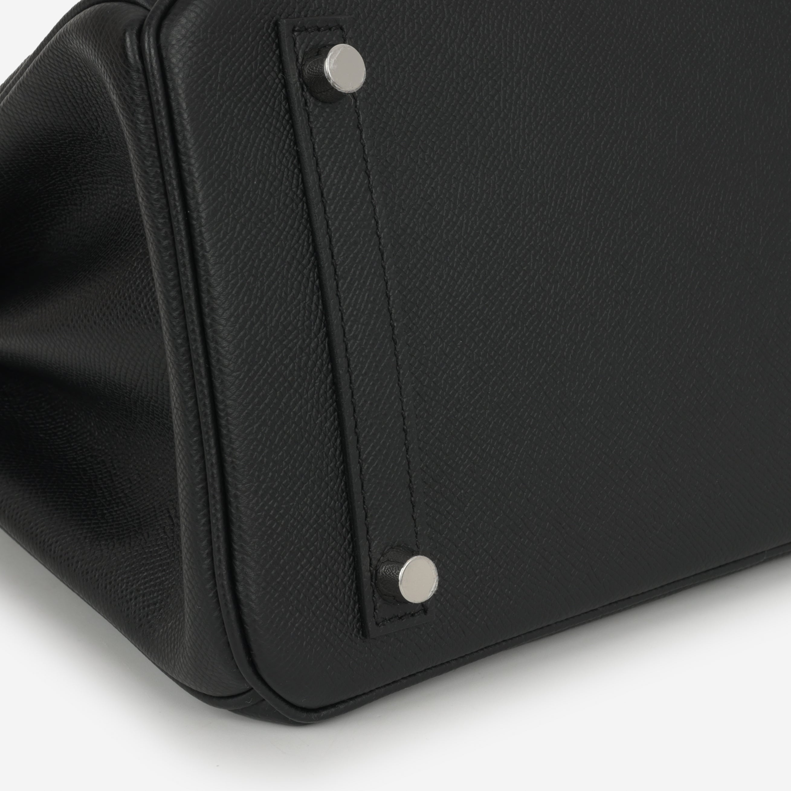 Hermès Birkin 30 - Black Epsom Retourne | Palladium Hardware