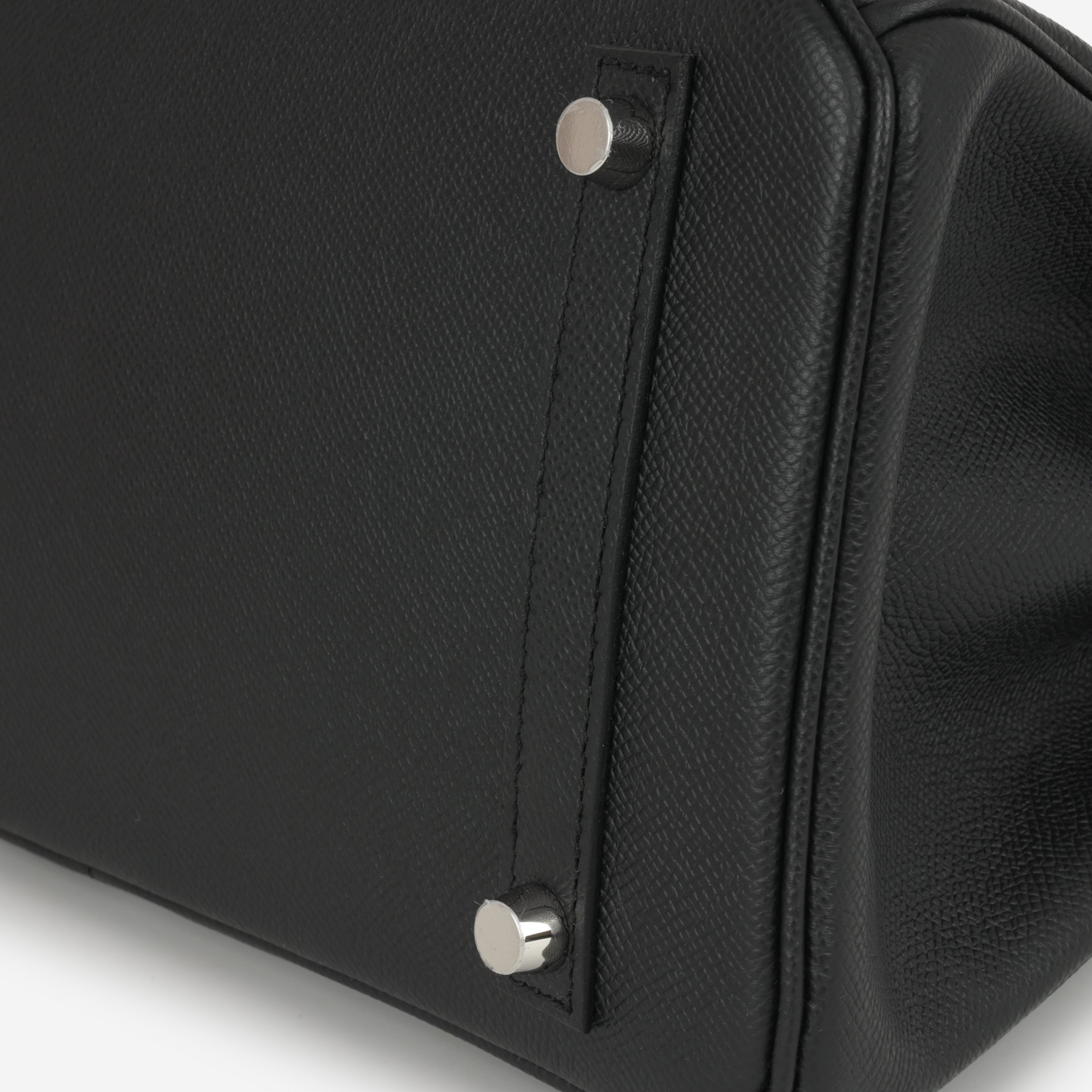 Hermès Birkin 30 - Black Epsom Retourne | Palladium Hardware