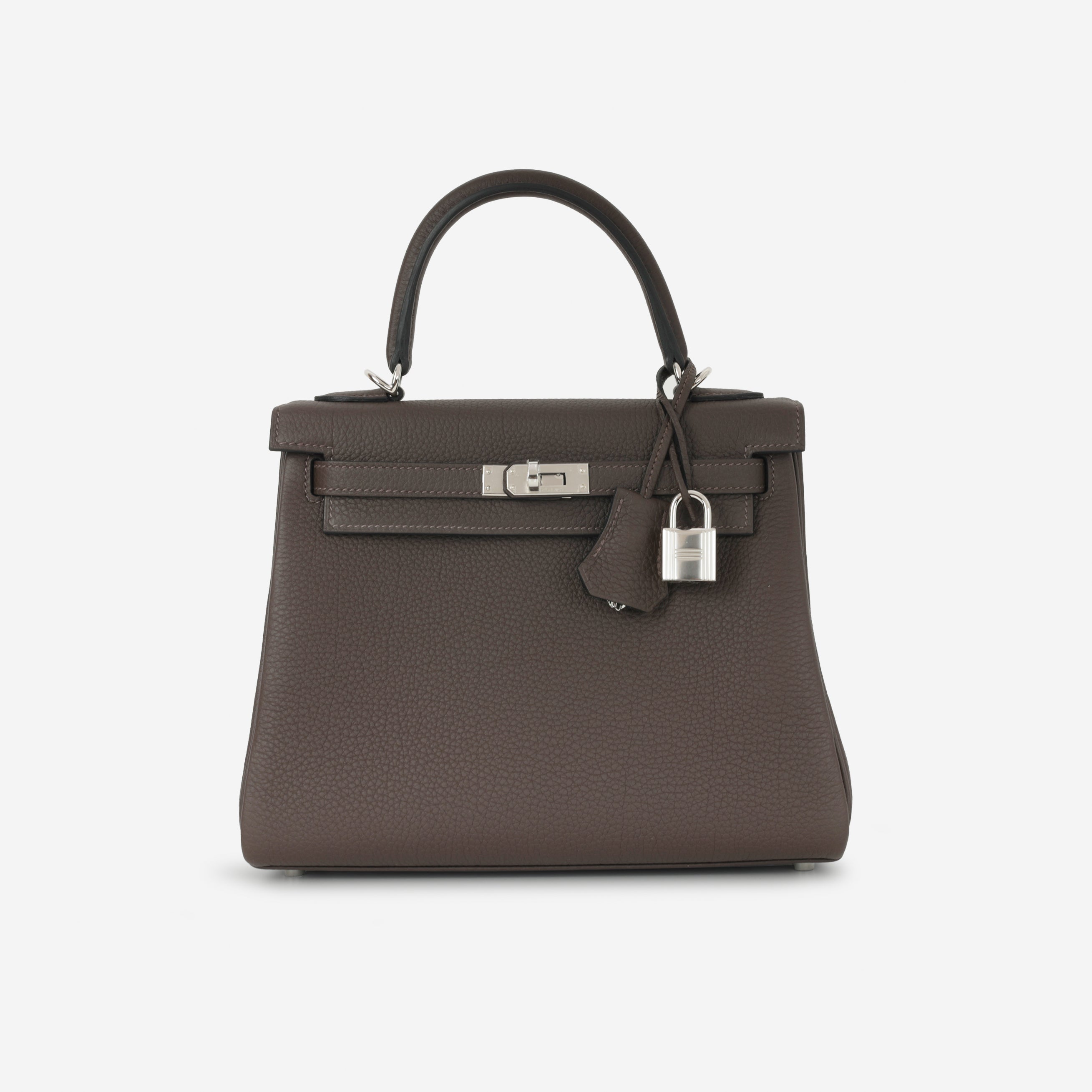 Hermès Kelly 25 - Ebene Togo | Palladium Hardware