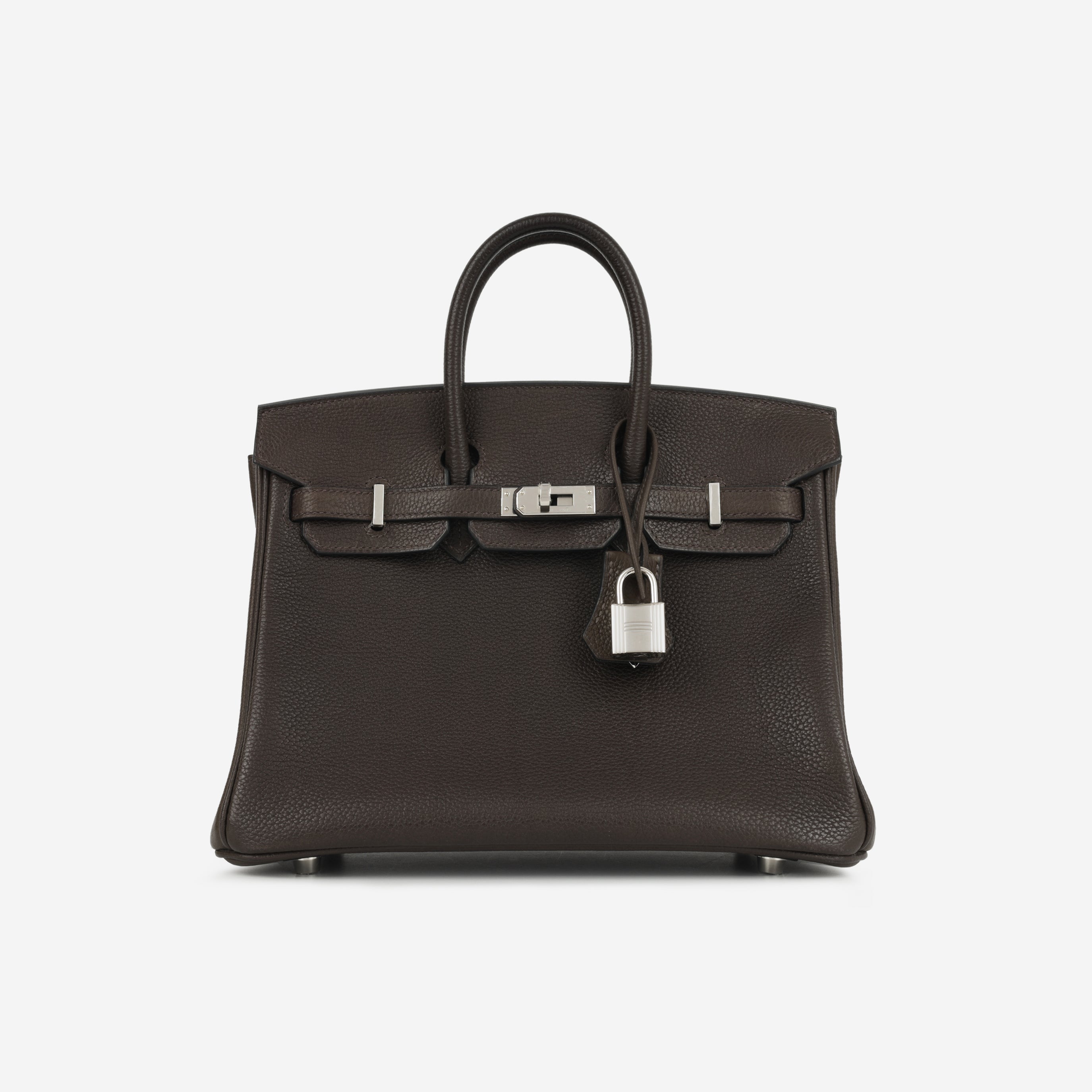 Hermès Birkin 25 - Ebene Barenia Faubourg | Palladium Hardware