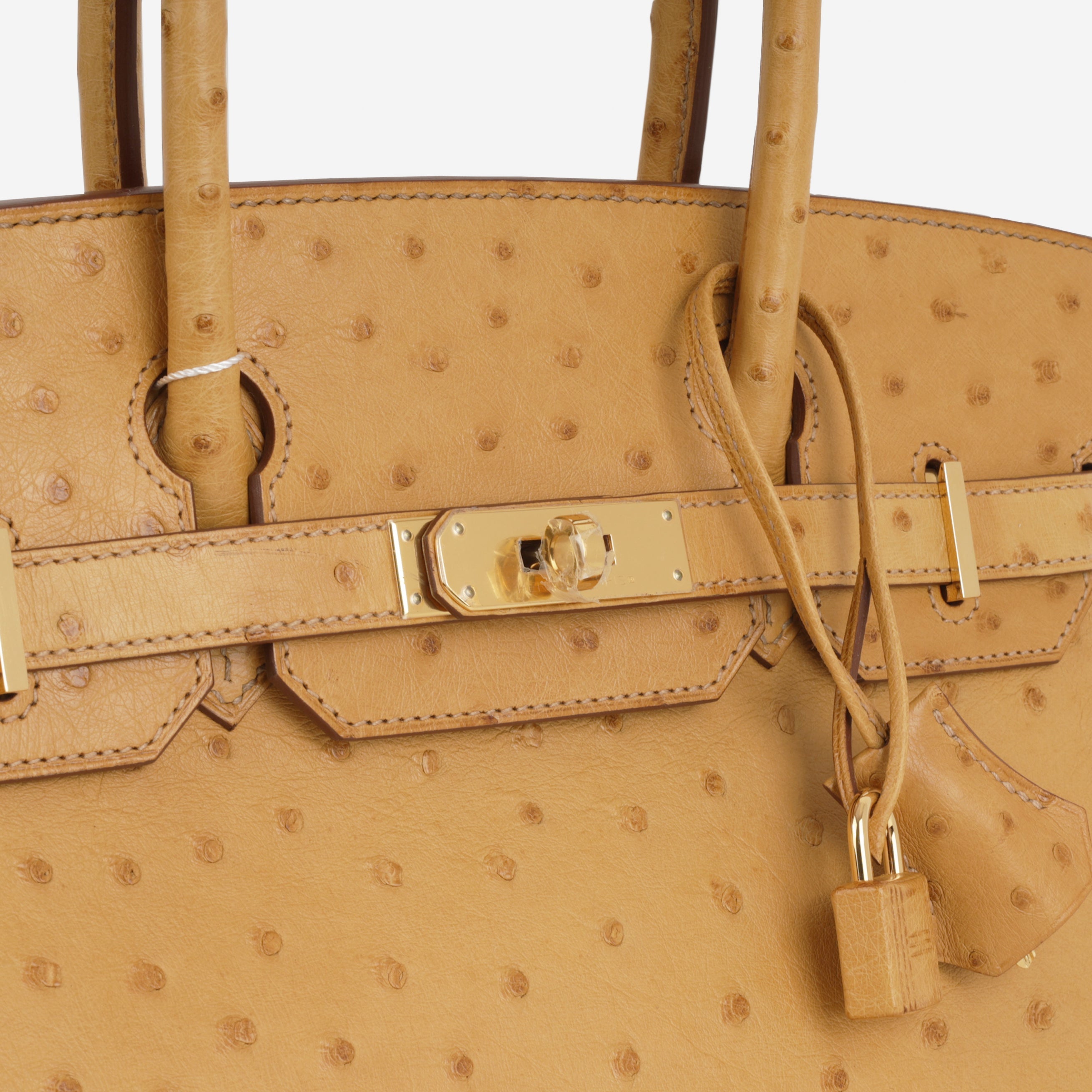 Hermès Birkin 30 - Saffron Ostrich | Gold Hardware