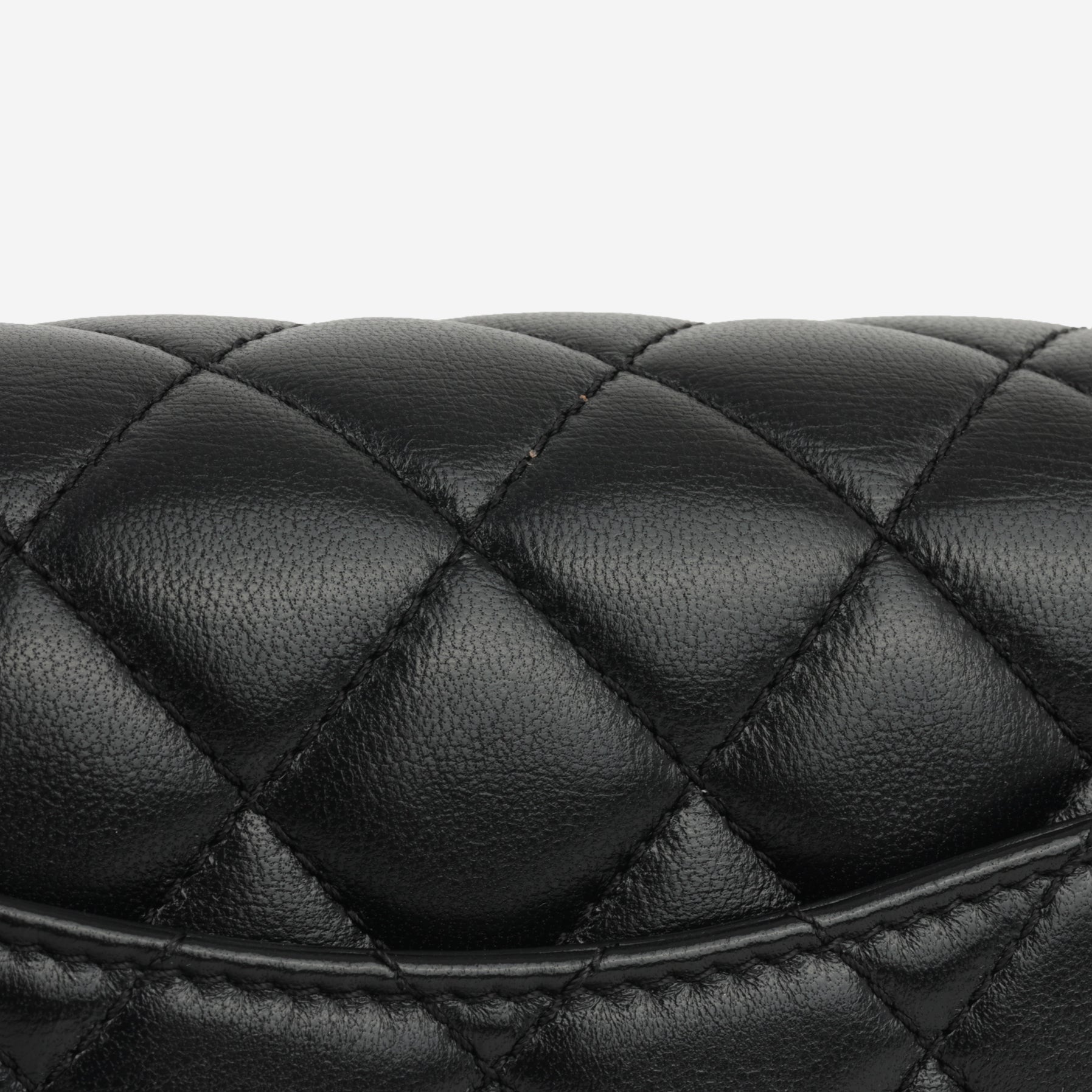Chanel Mini Flap Rectangular - Black Shiny Lambskin | Gold Hardware