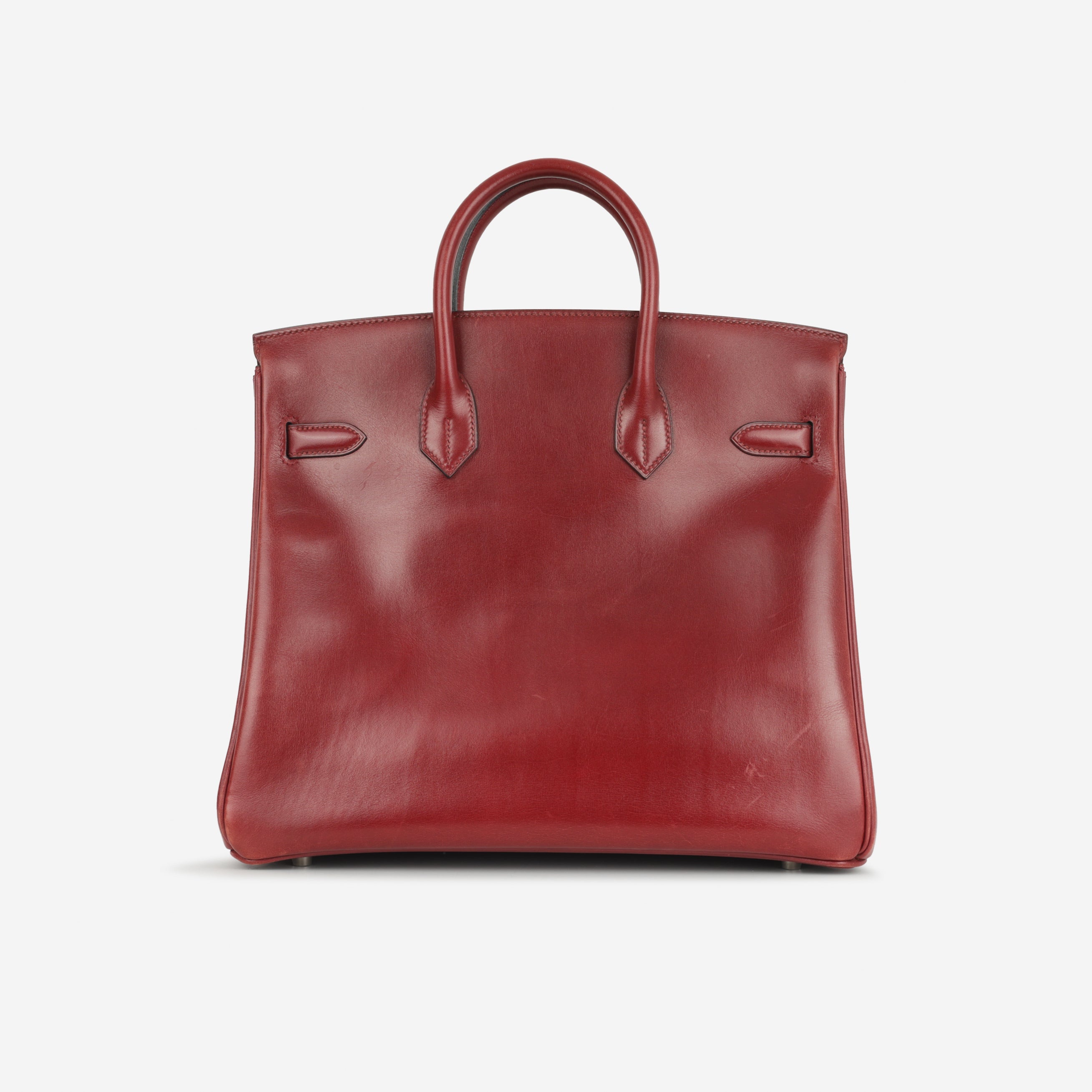 Hermès Vintage Birkin Hac 32 - Rouge H Box Calf | Palladium Hardware
