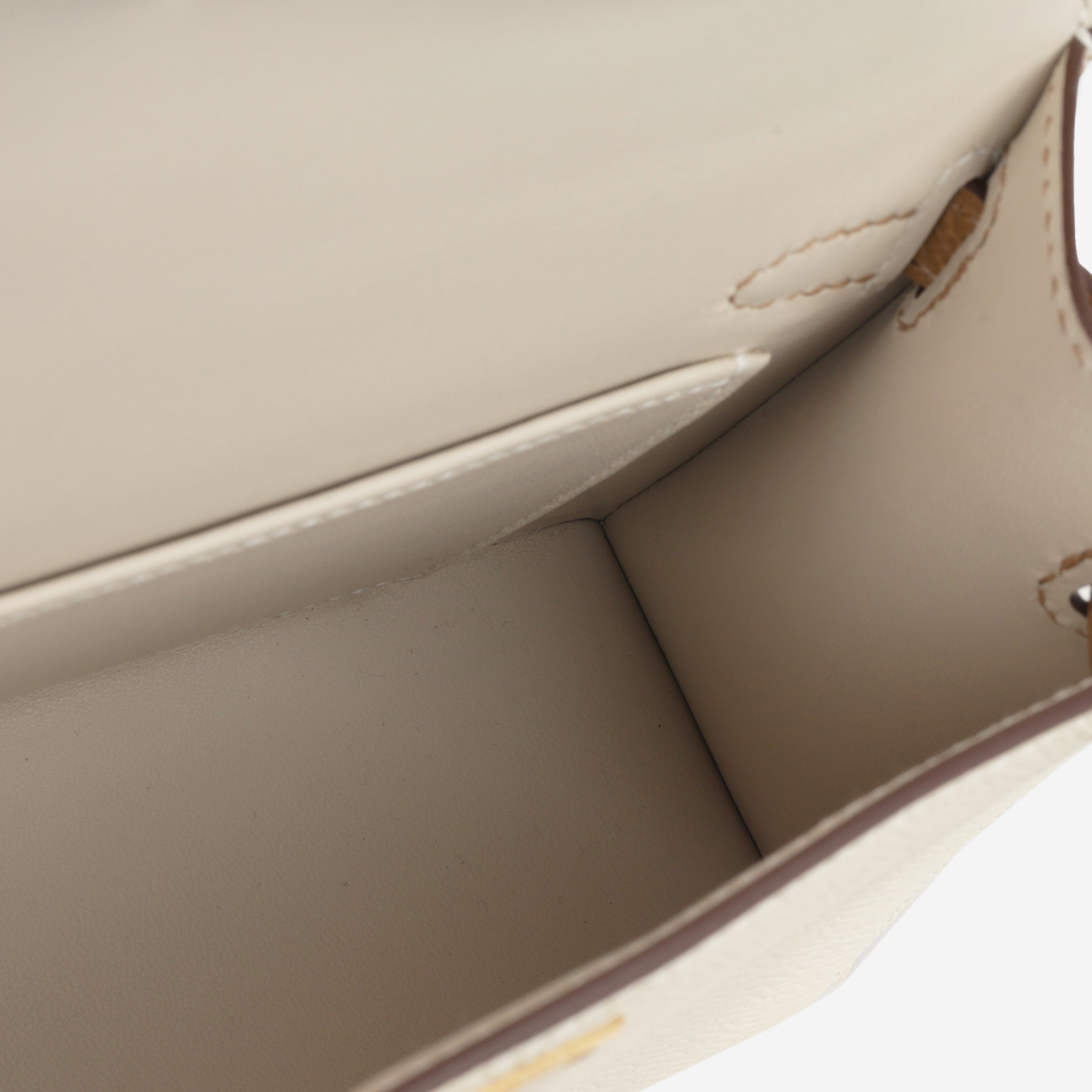 Hermès HSS Mini Kelly - Craie / Biscuit Epsom | Gold Hardware