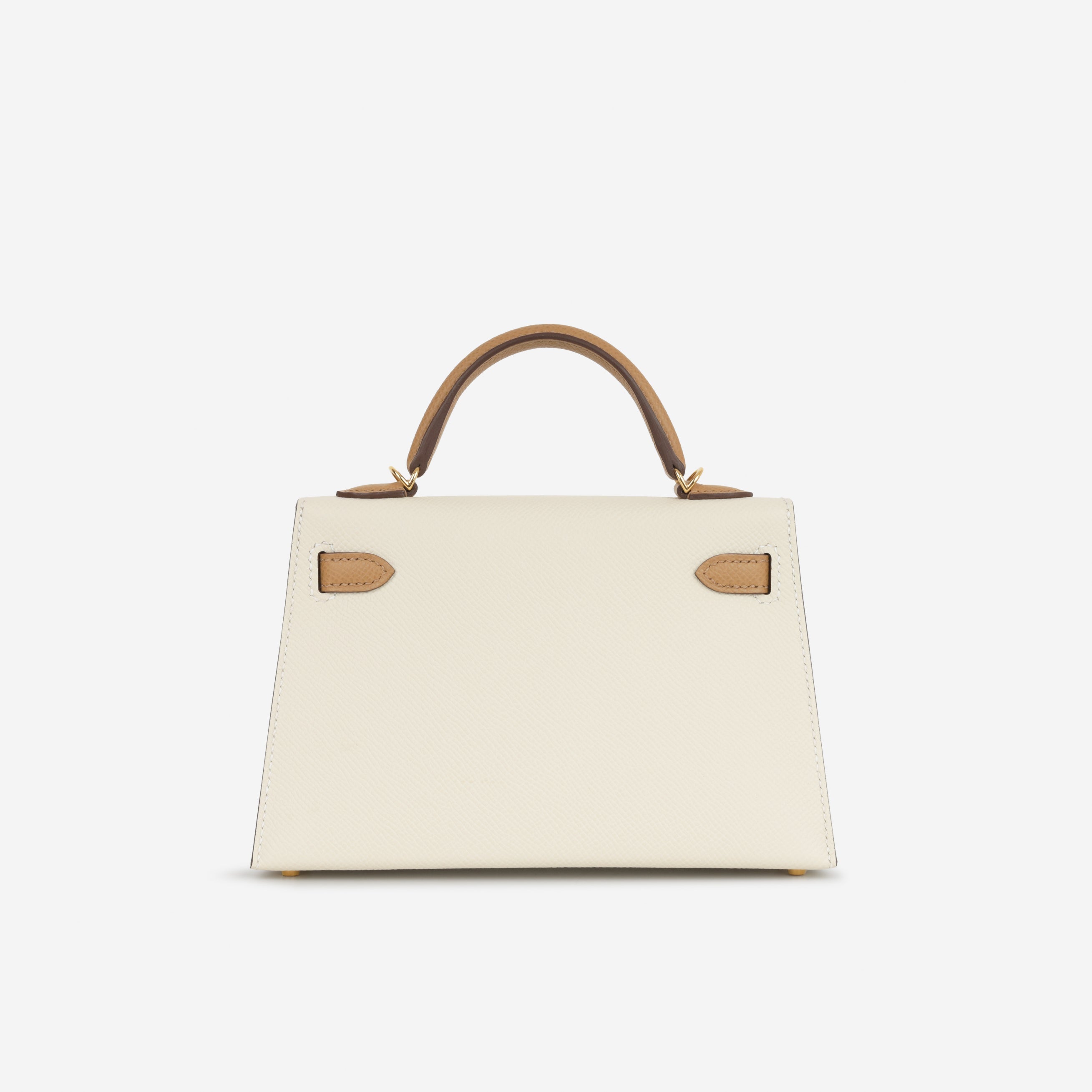Hermès HSS Mini Kelly - Craie / Biscuit Epsom | Gold Hardware