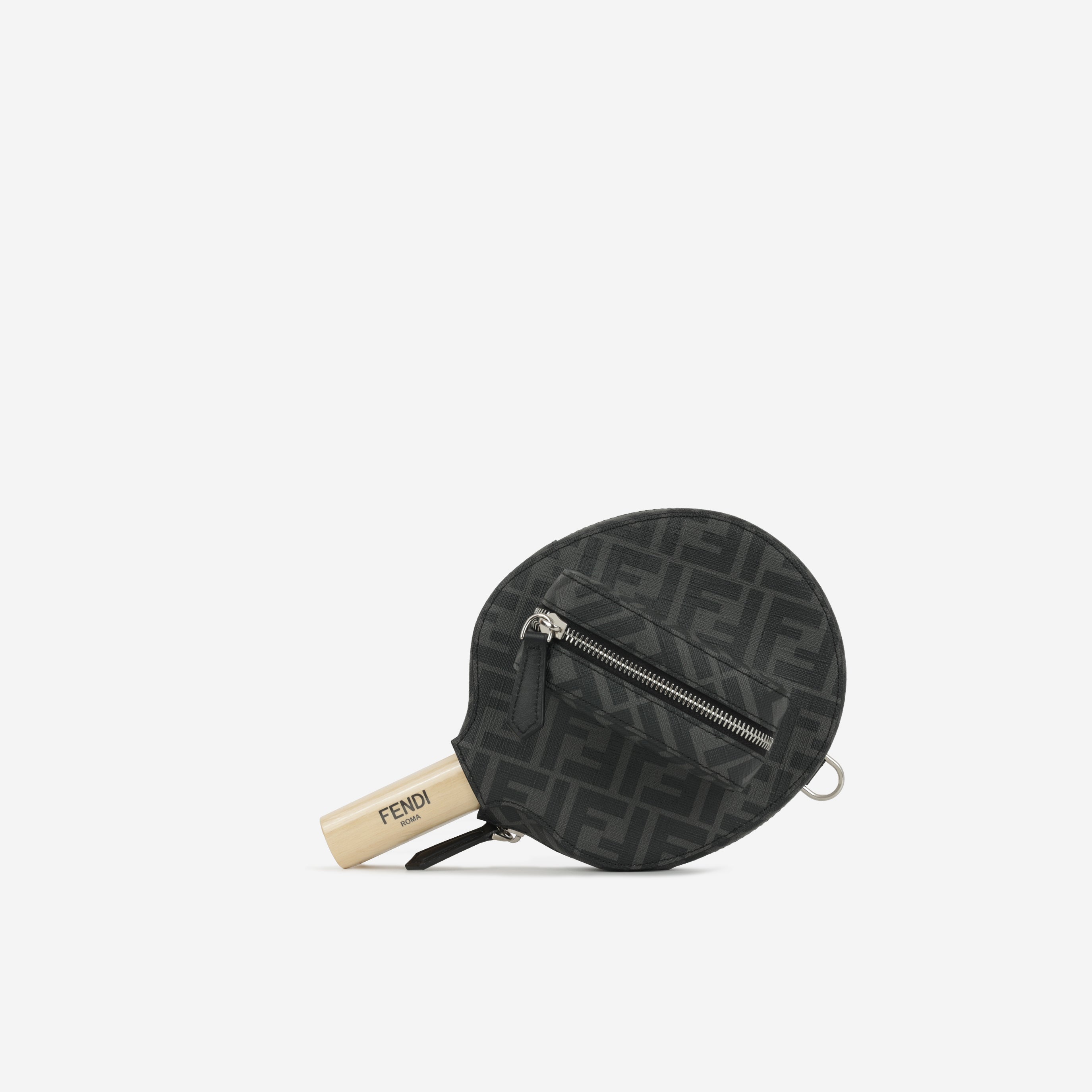 FF Fendi Table Tennis Set - Grained Calfskin / Wood | Silver Hardware