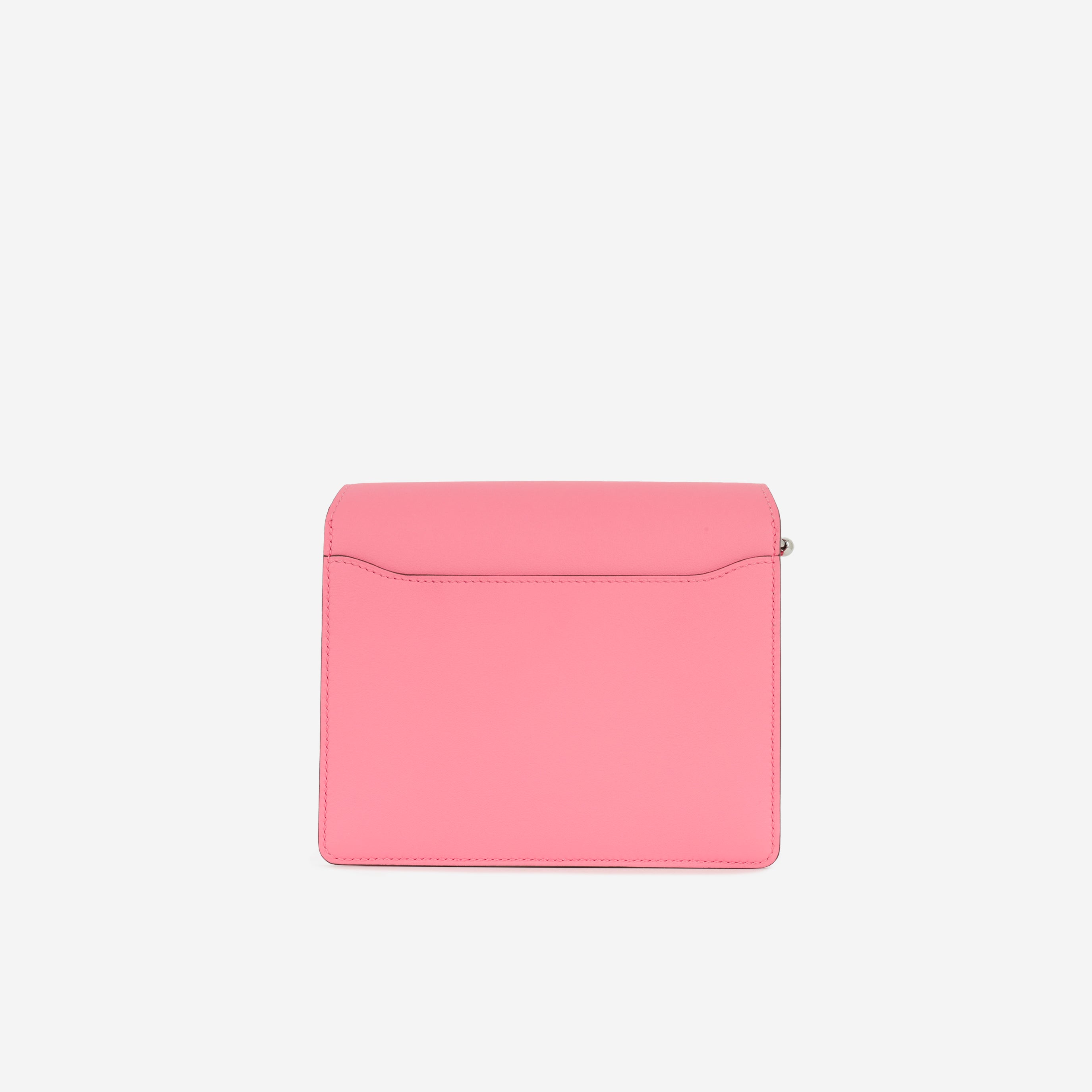 Hermès Mini Roulis - Rose Azalee Swift | Palladium Hardware
