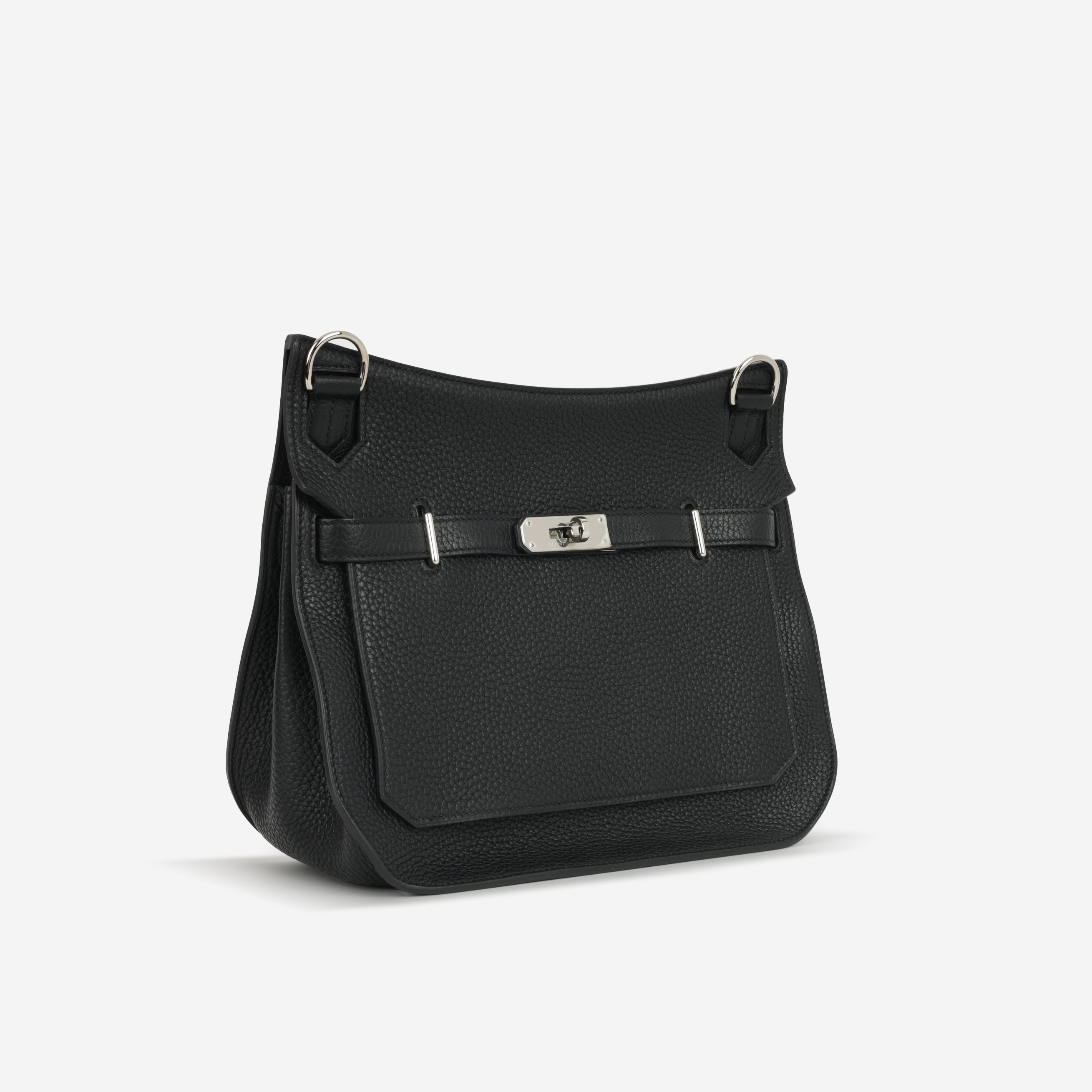 Hermès Jypsière 28 - Black Clemence | Palladium Hardware