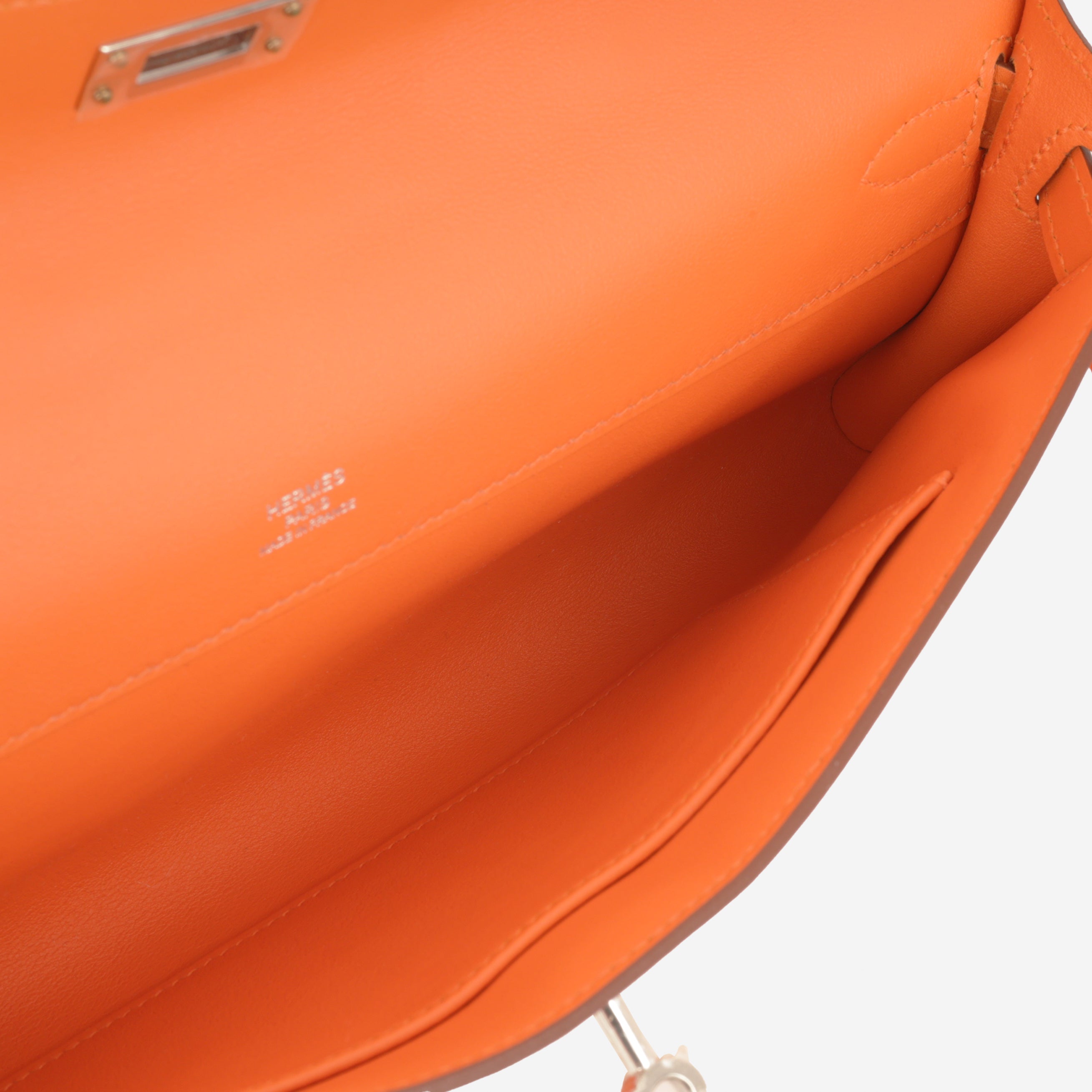 Hermès Kelly Cut - Orange Swift | Palladium Hardware