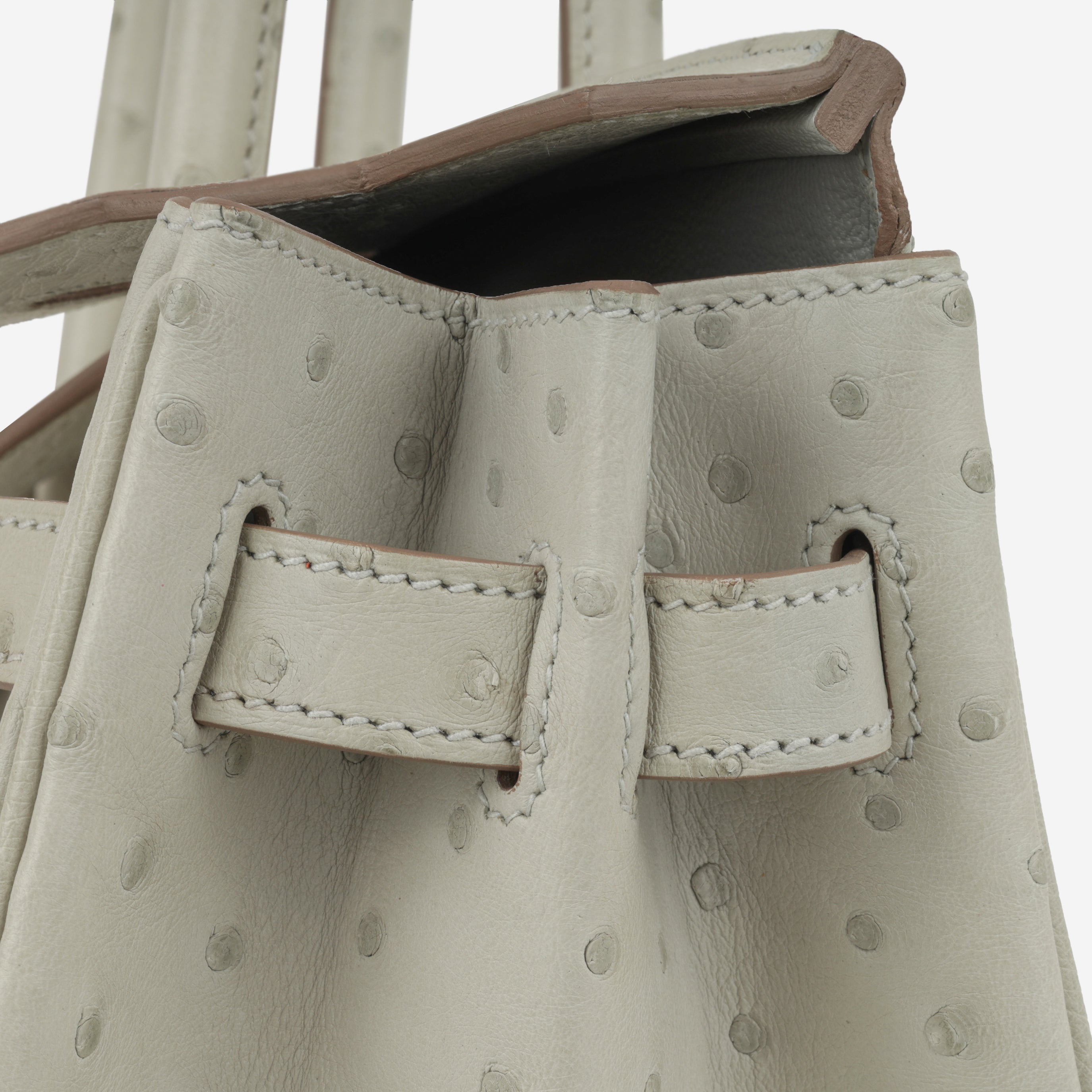 Hermès Birkin 30 - Gris Perle Ostrich | Palladium Hardware