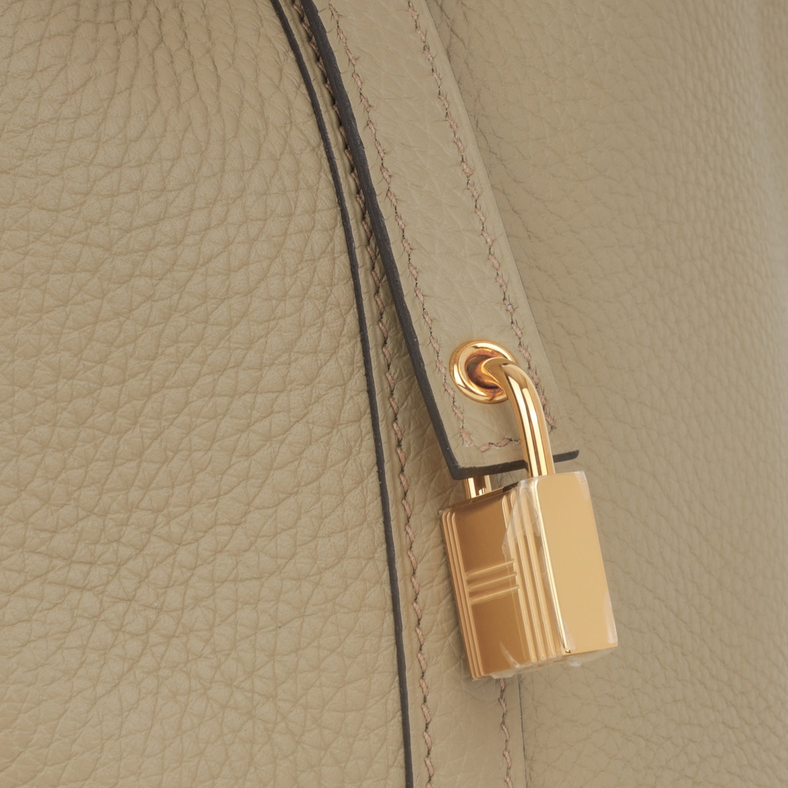 Picotin 18 - Beige Marfa Clemence | Gold Hardware