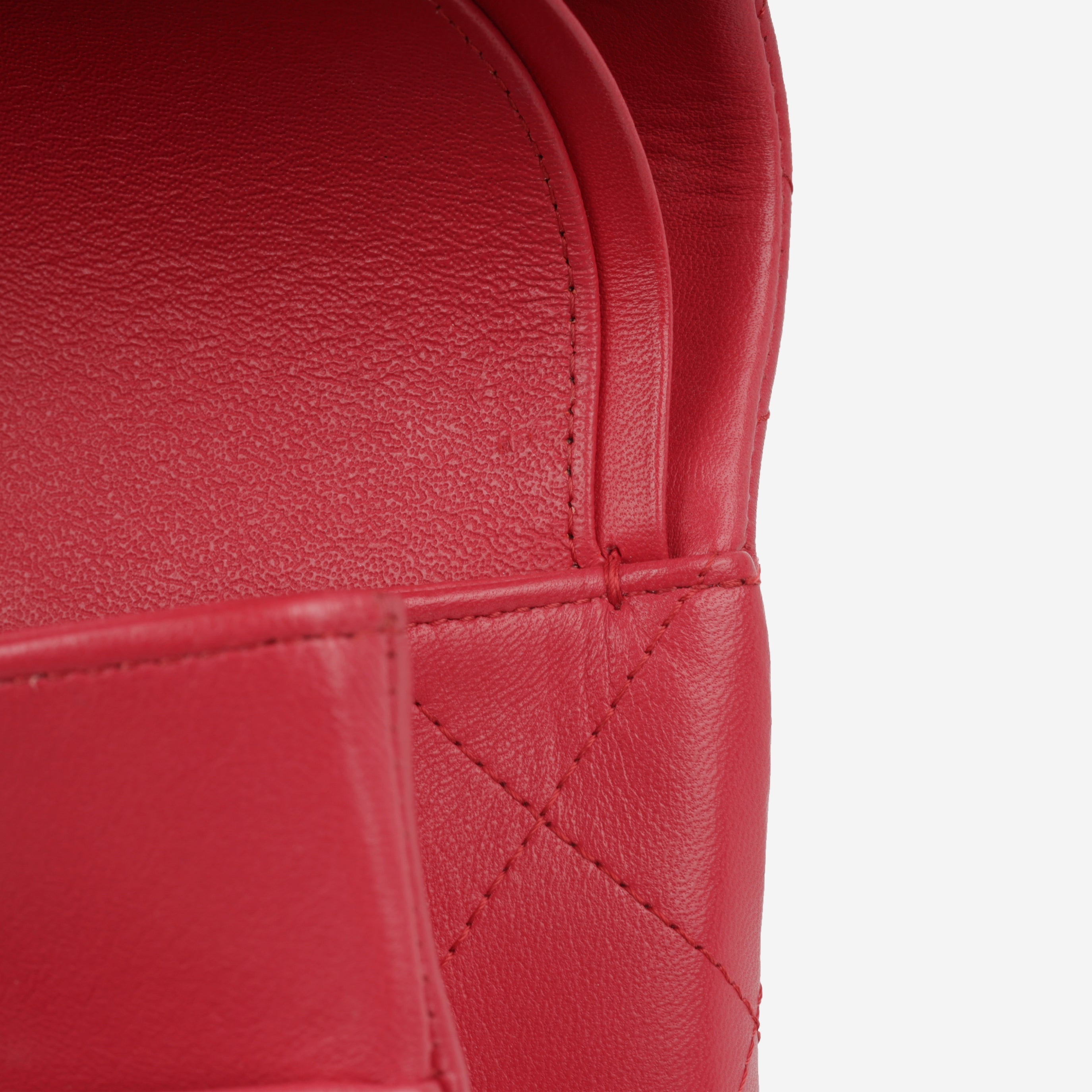 Chanel Classic Flap Bag - Raspberry Lambskin | Champagne Gold Hardware