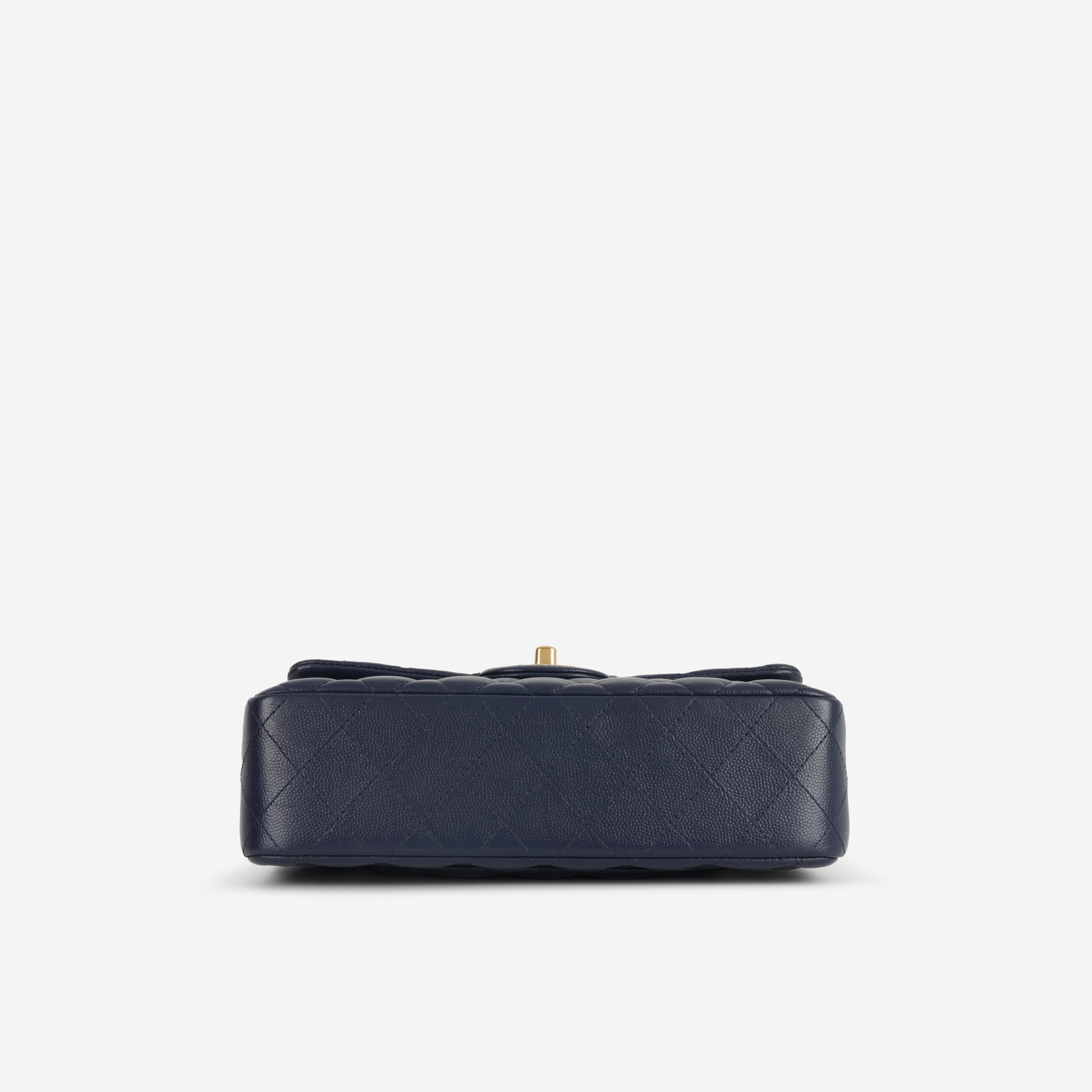 Chanel Small Classic Flap - Navy Caviar | Champagne Gold Hardware