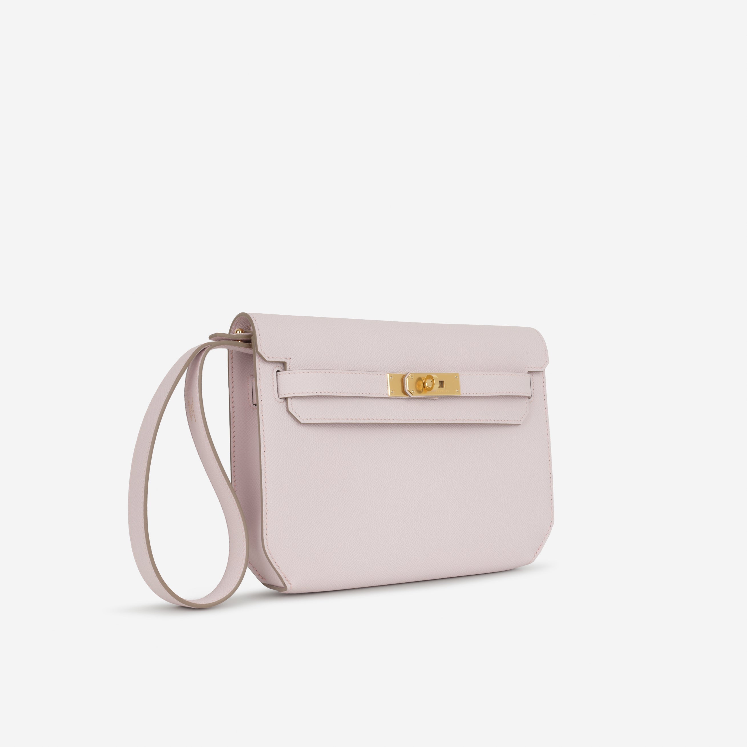 Hermès HSS Kelly Dépêches 25 - Mauve Pale Epsom / Rose Sakura Stitching | Gold Hardware