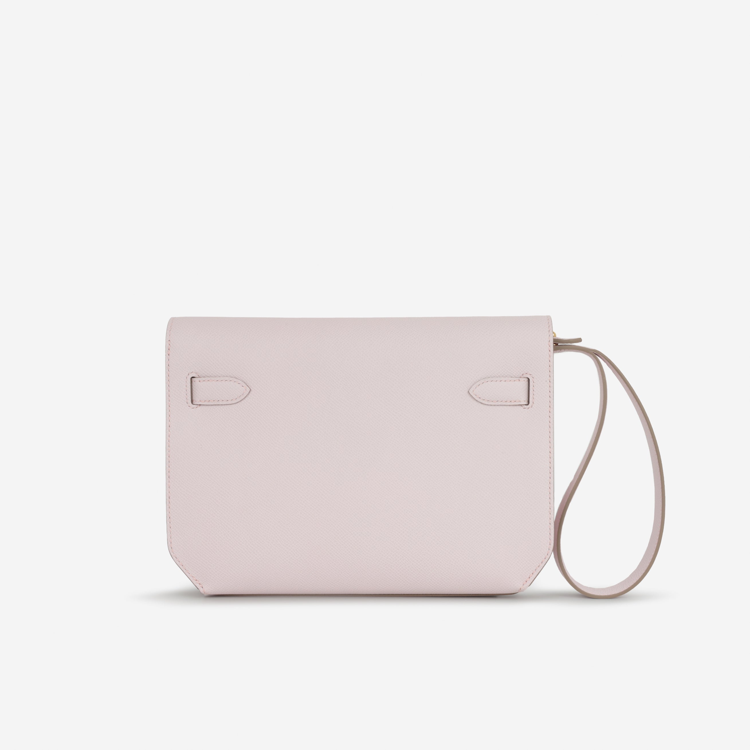 Hermès HSS Kelly Dépêches 25 - Mauve Pale Epsom / Rose Sakura Stitching | Gold Hardware