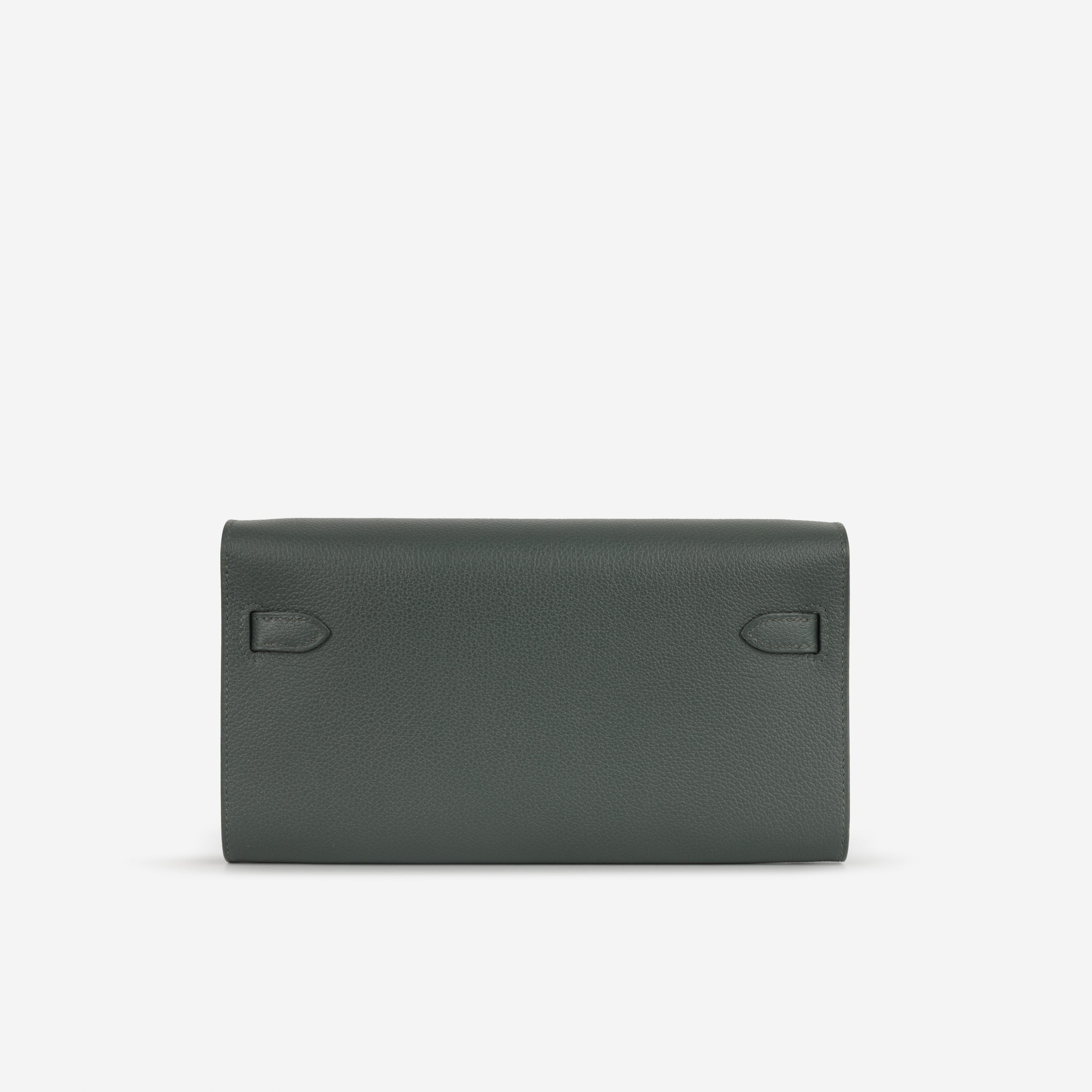 Hermès Kelly To Go Wallet - Vert Mangrove Evercolor | Gold Hardware