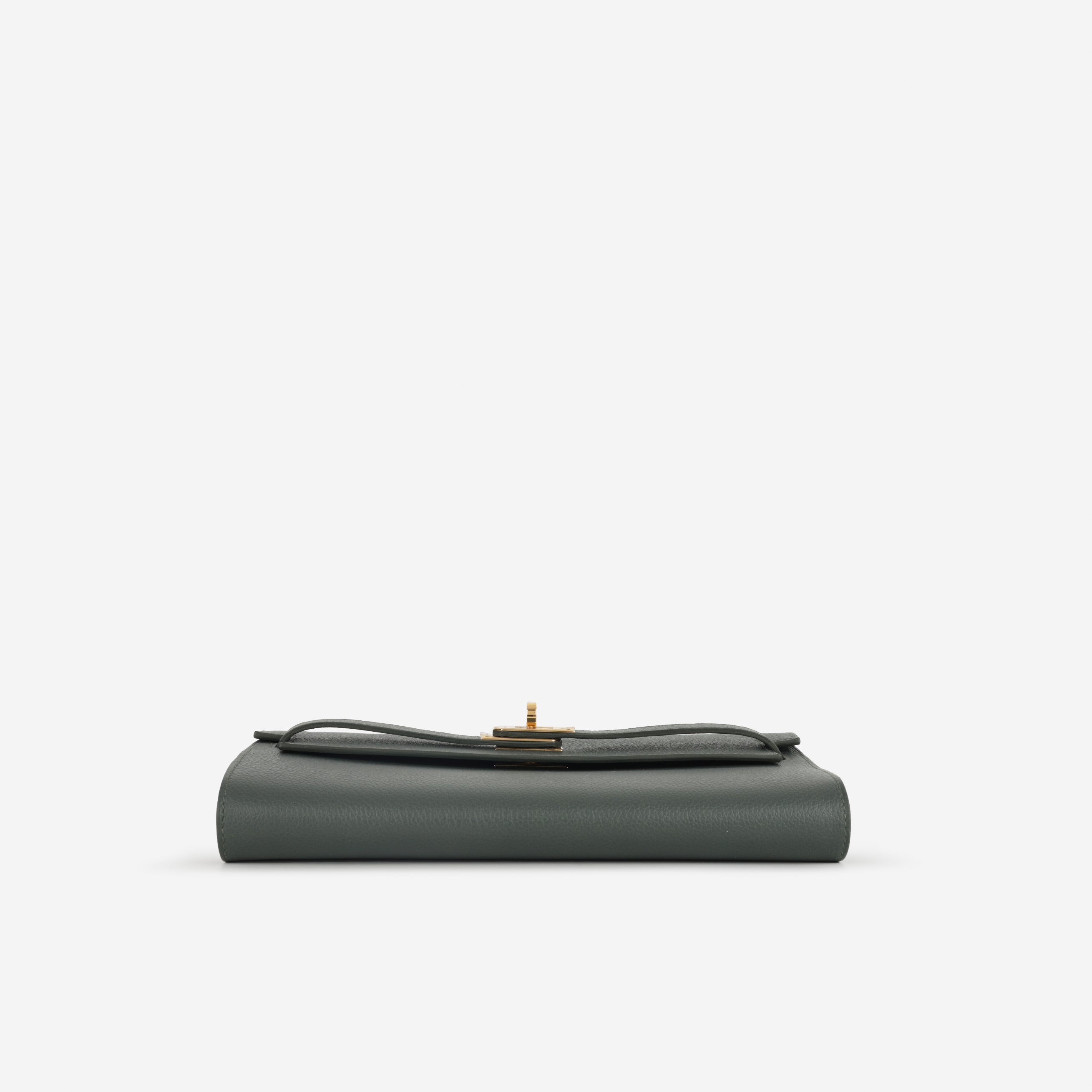 Hermès Kelly To Go Wallet - Vert Mangrove Evercolor | Gold Hardware