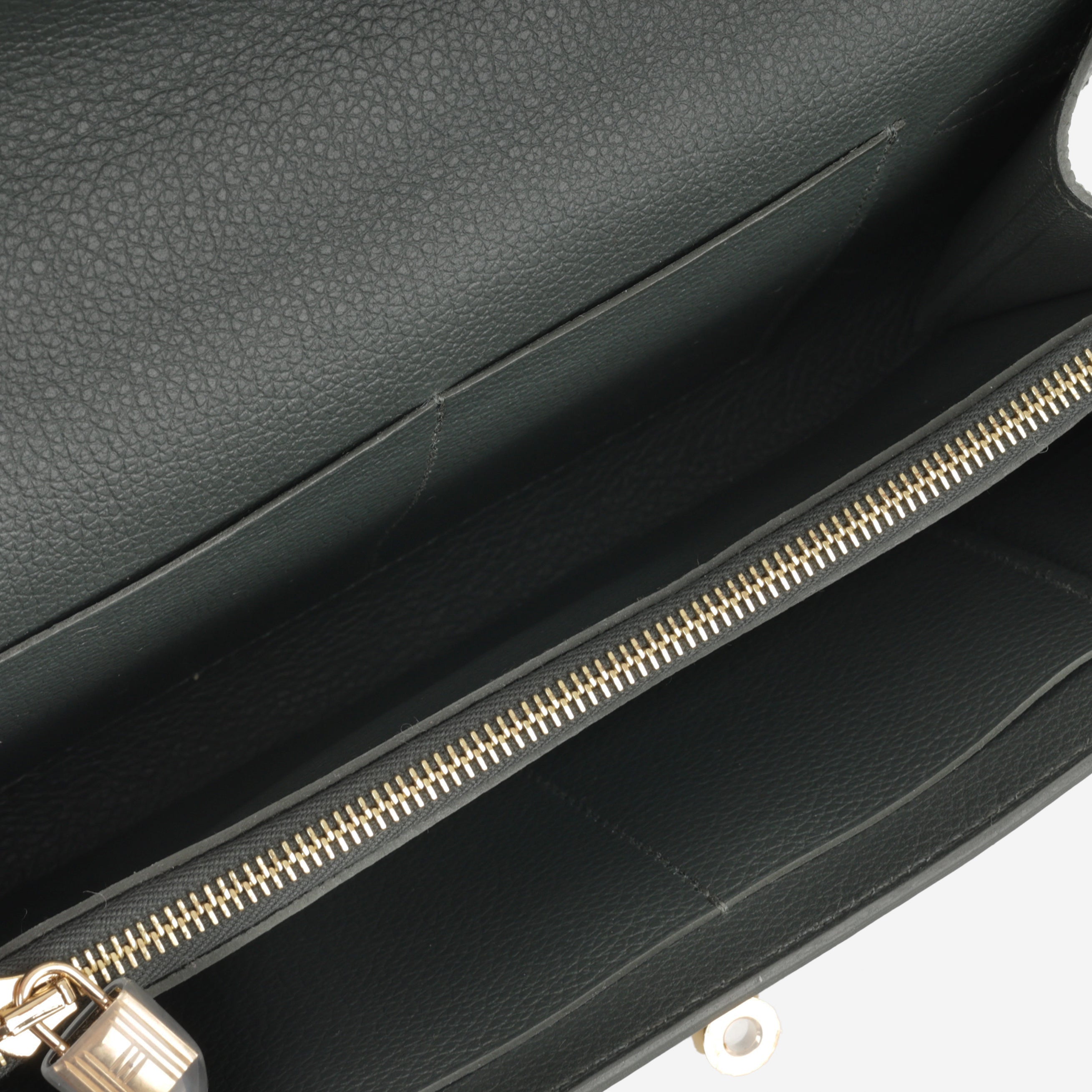 Hermès Kelly To Go Wallet - Vert Mangrove Evercolor | Gold Hardware