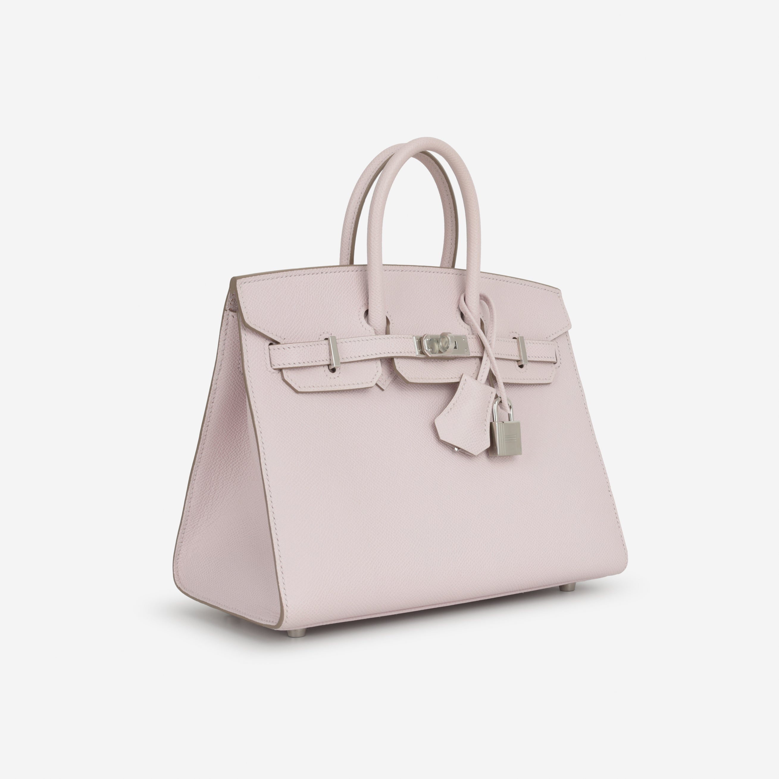 Hermès Birkin 25 Sellier - Mauve Pale Epsom | Palladium Hardware