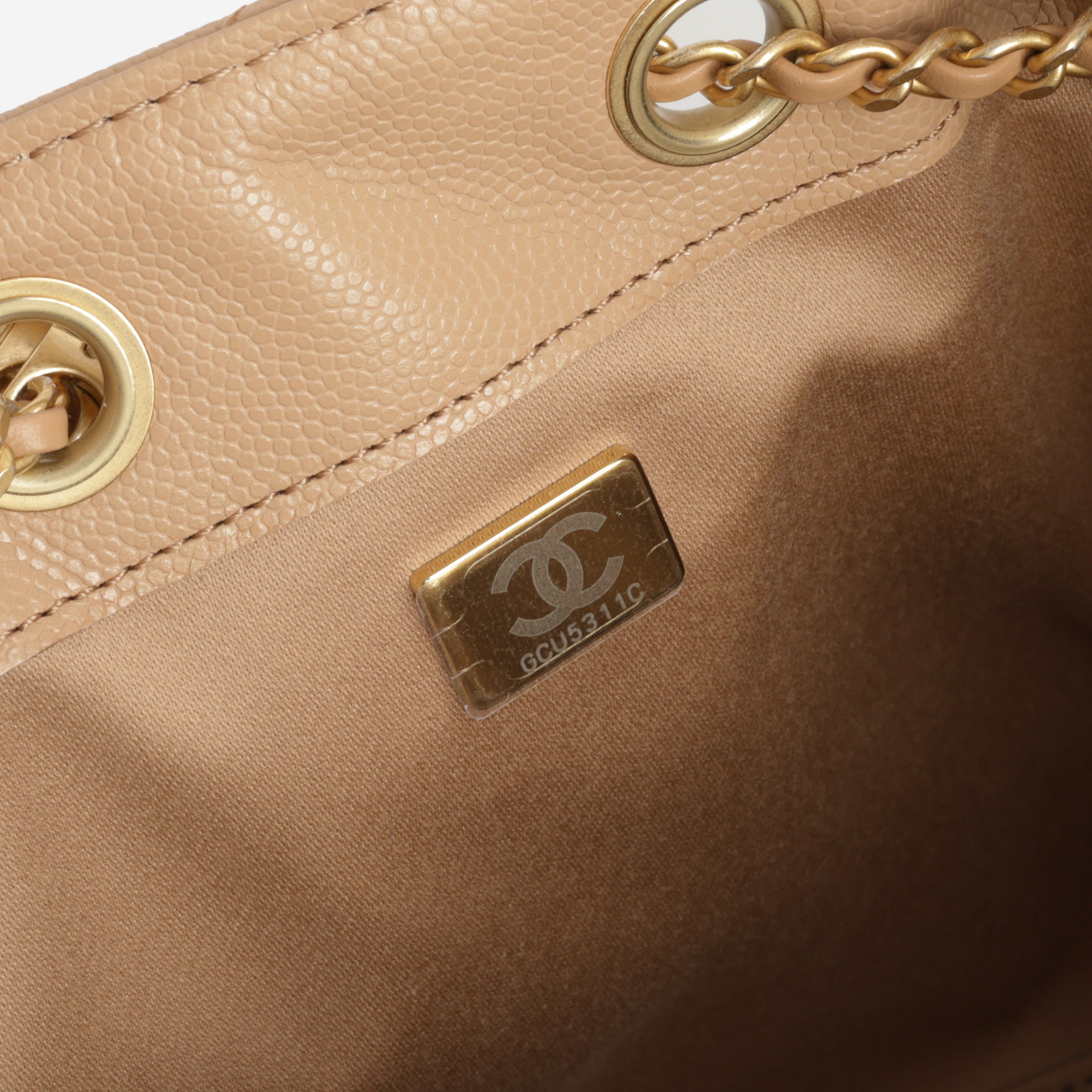 Chanel Small 25 Hobo - Dark Beige Caviar | Gold Hardware