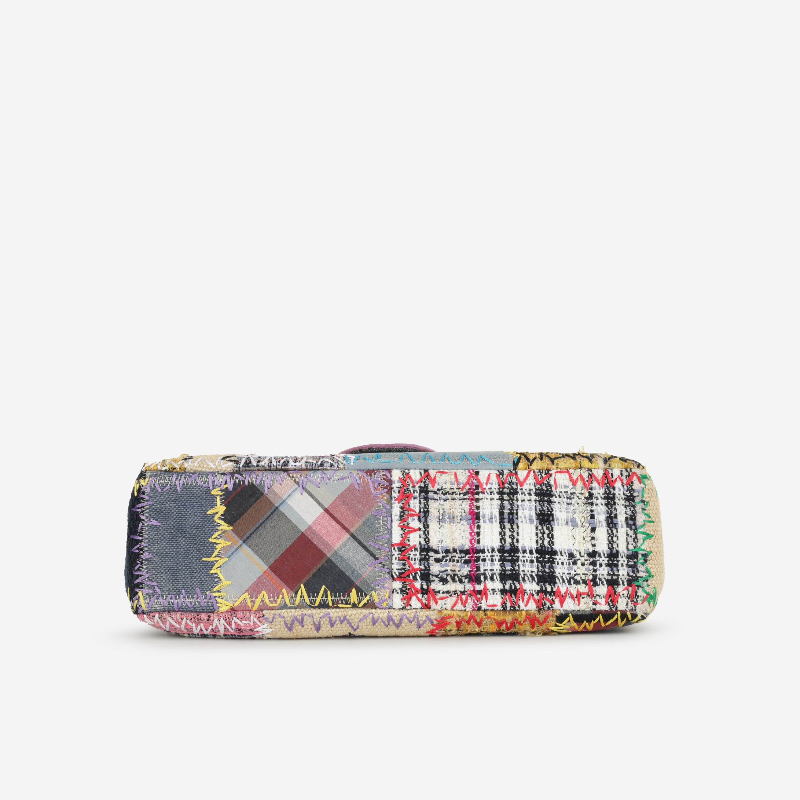 Chanel Single Flap Jumbo - Multi Patchwork | Silver Hardware