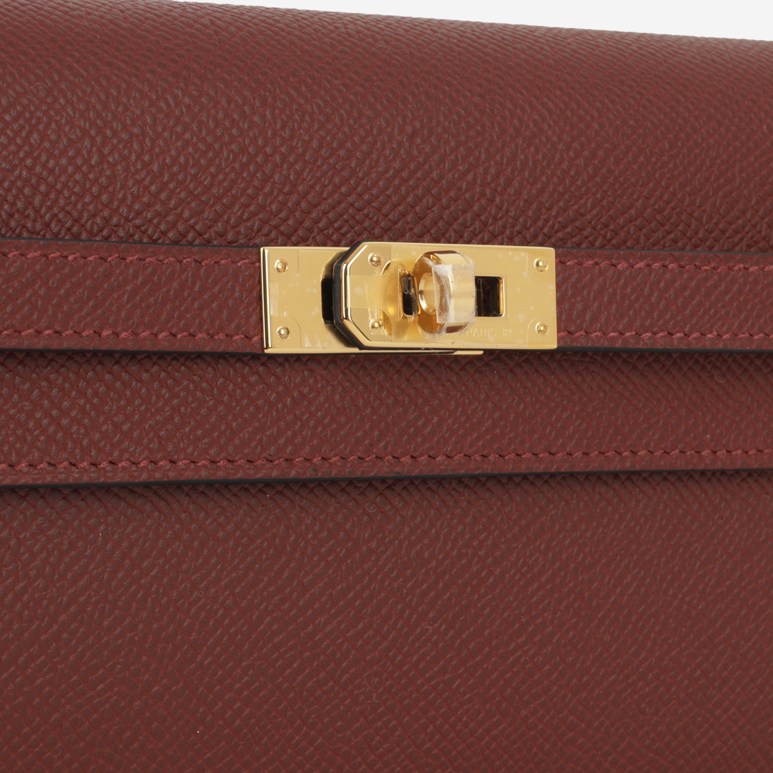 Hermès Kelly To Go Wallet - Rouge H Epsom | Gold Hardware