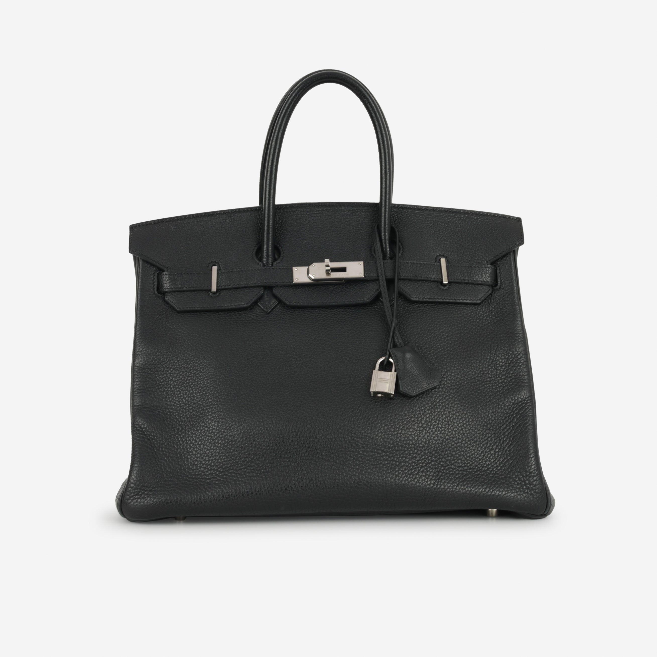 Hermès Birkin 35 - Black Clemence | Palladium Hardware