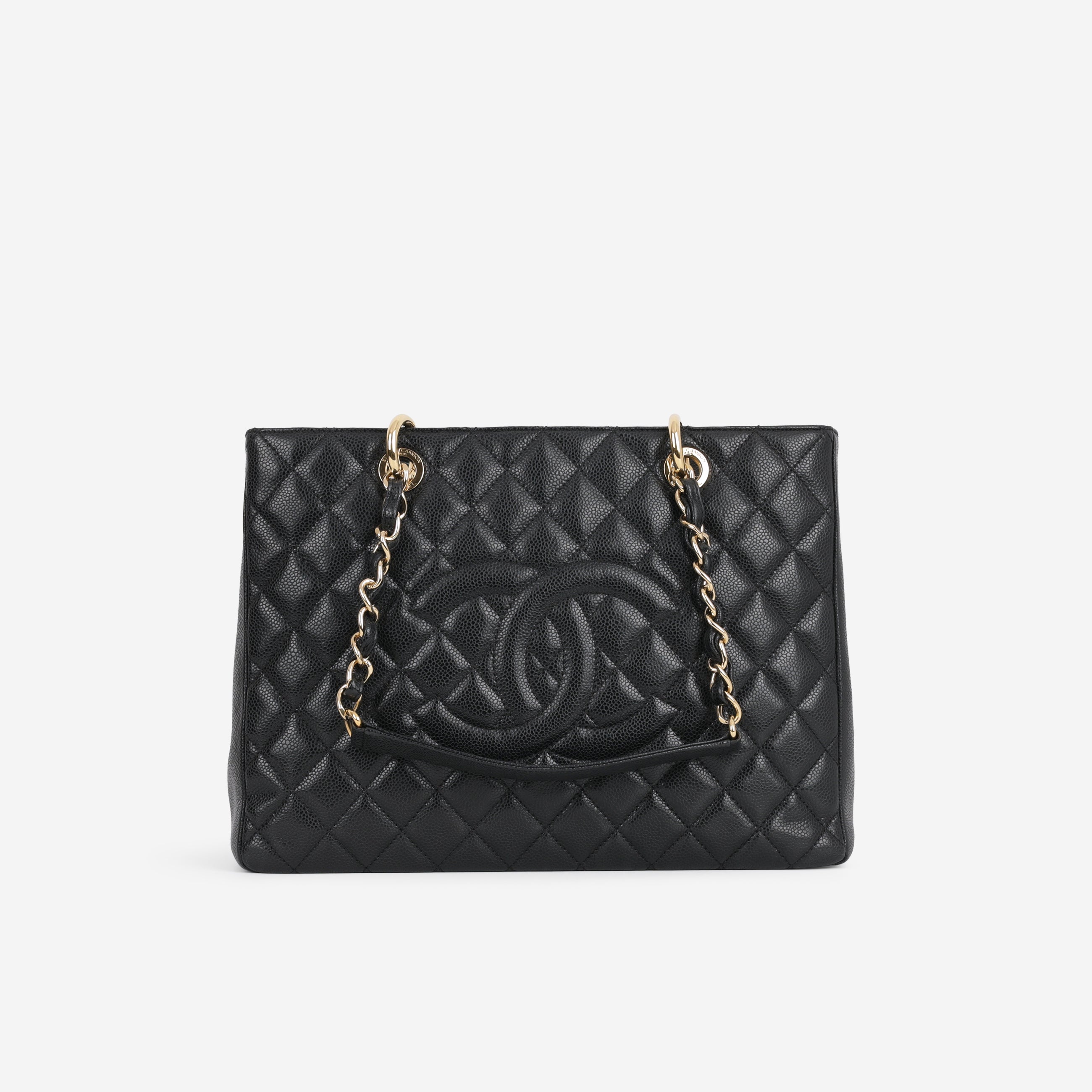 Chanel GST - Black Caviar | Gold Hardware