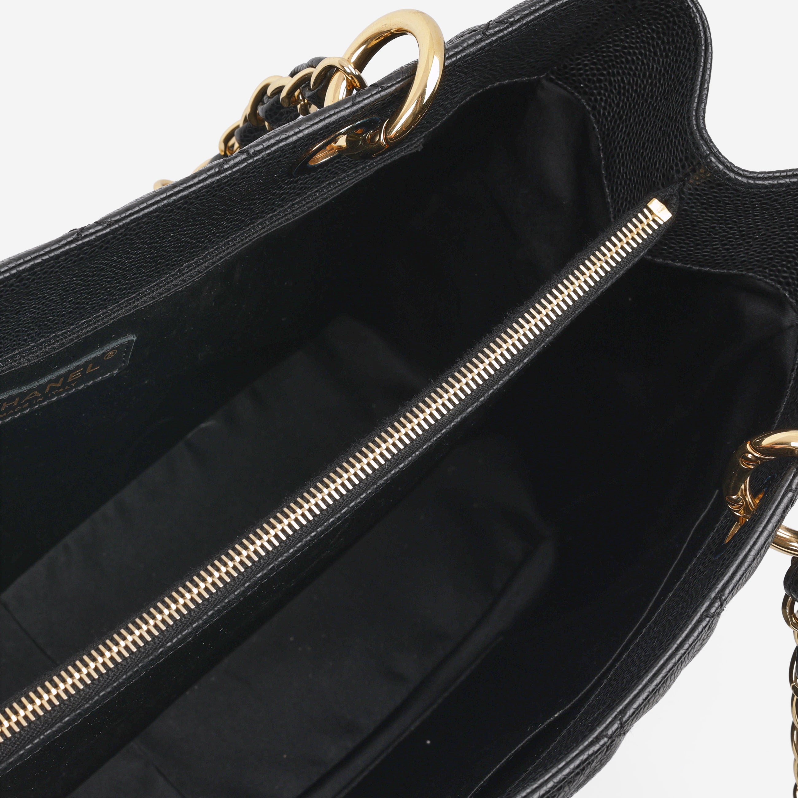 Chanel GST - Black Caviar | Gold Hardware