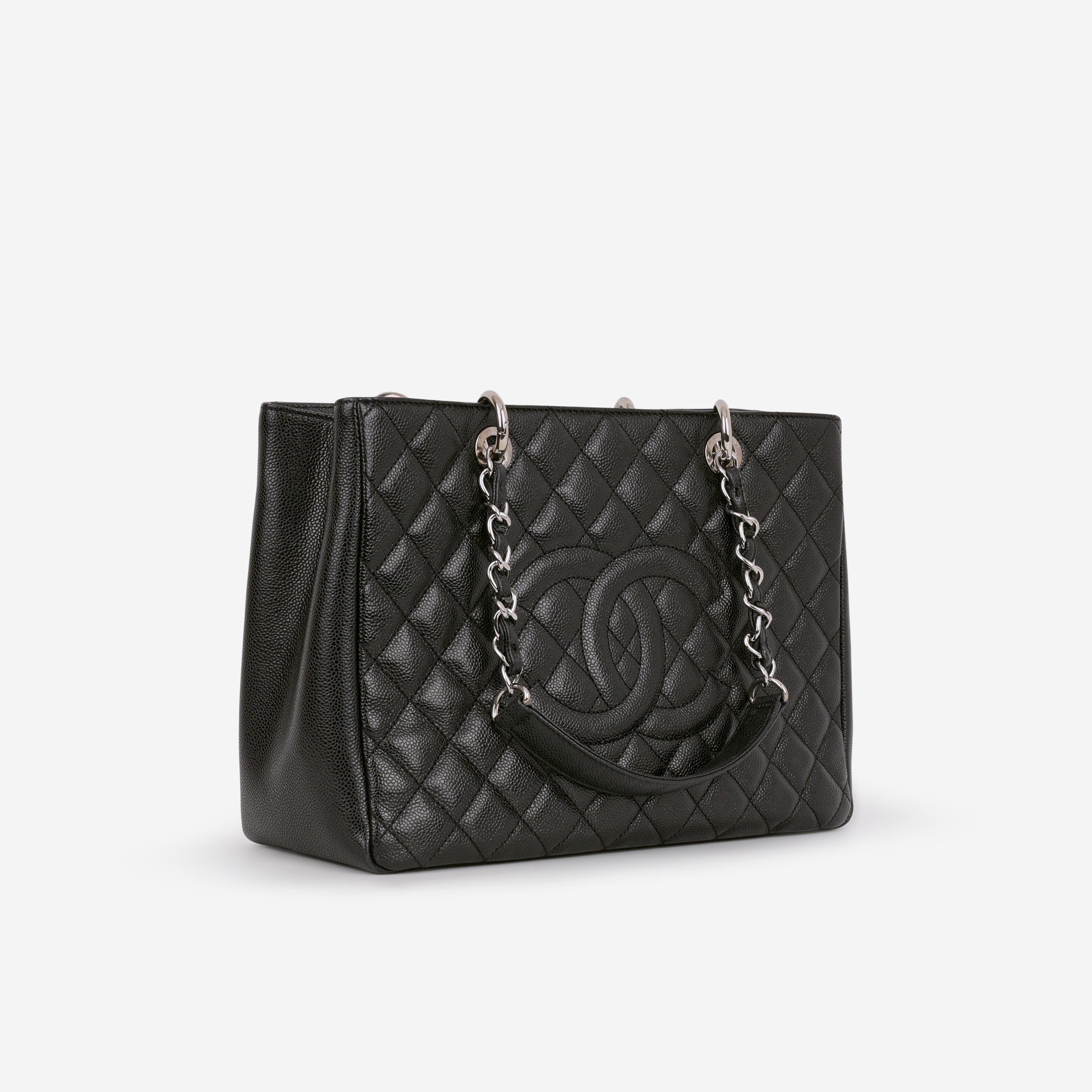 Chanel GST - Black Caviar | Silver Hardware