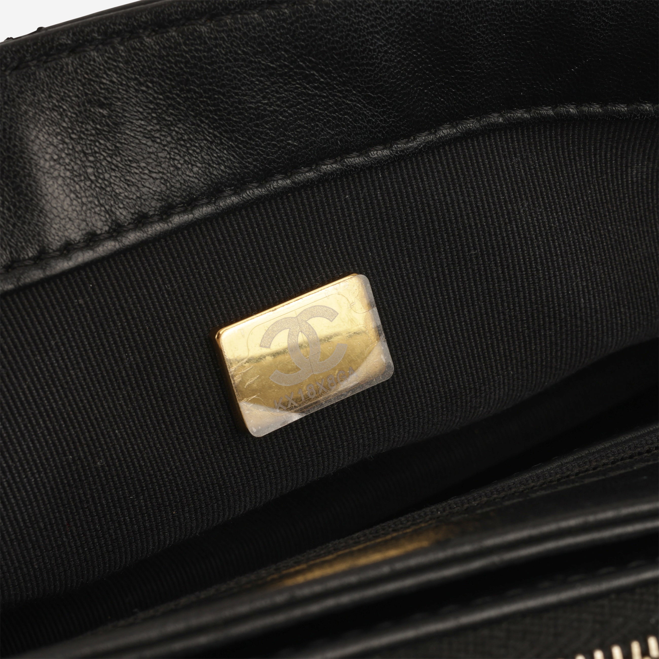 Chanel Small All Slide Adjustable Chain Flap - Black Lambskin | Gold Hardware