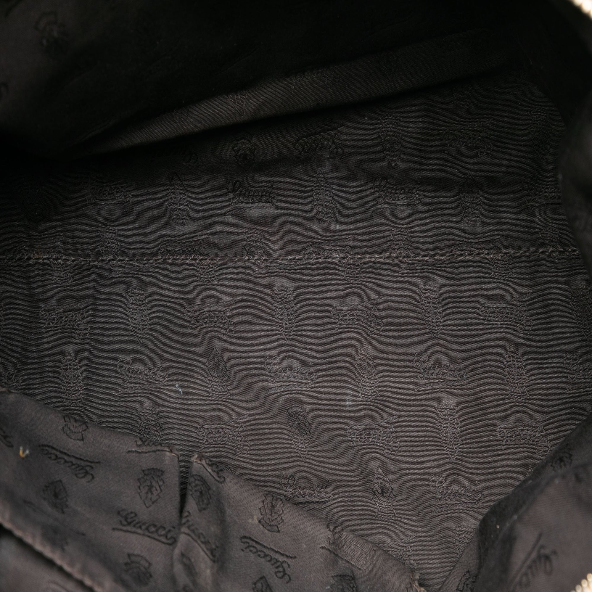Vintage Web Boston Bag GG Canvas Medium