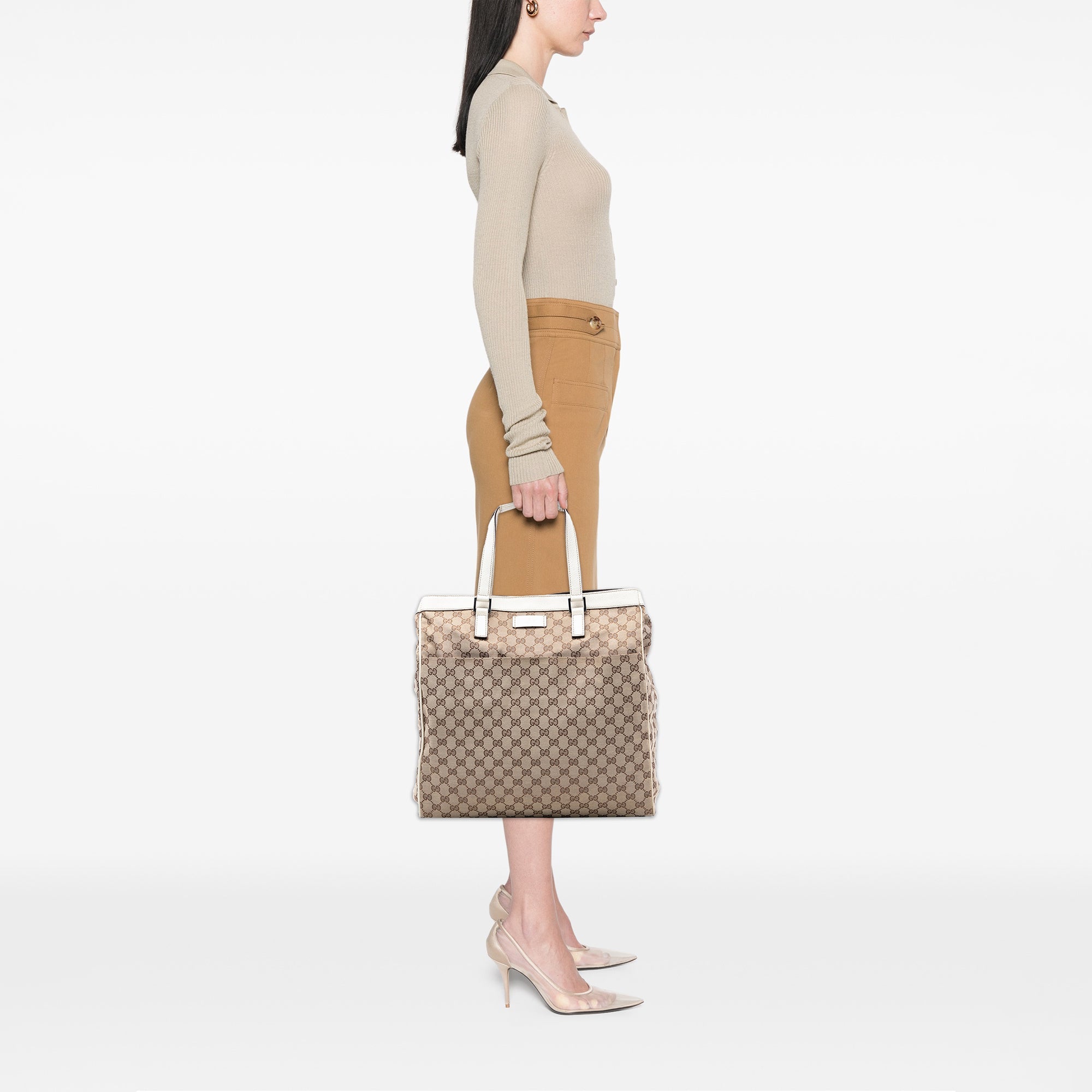 Joy Convertible Tote GG Canvas Large
