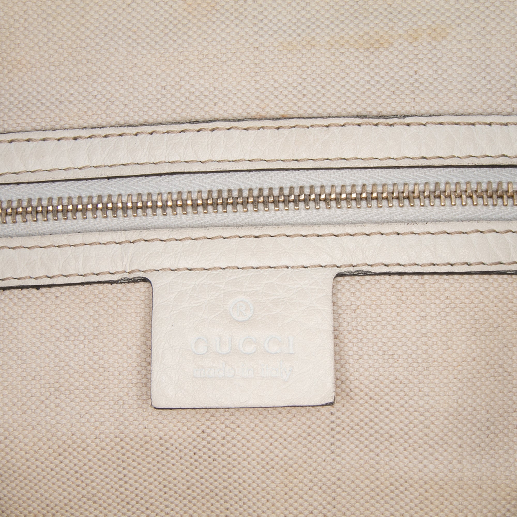 Vintage Web Boston Bag Leather Medium