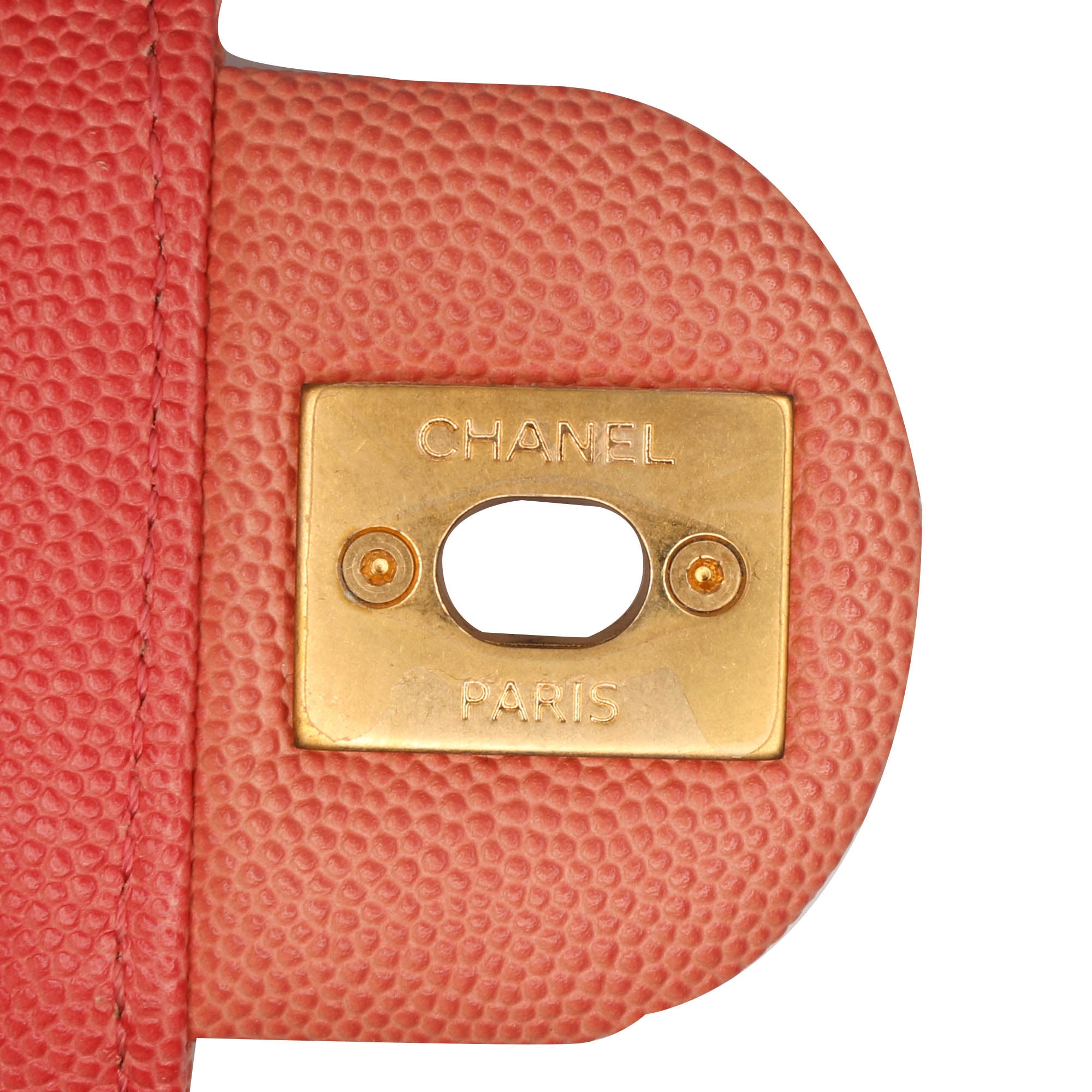 Sunset On The Sea Flap Bag Quilted Caviar Small