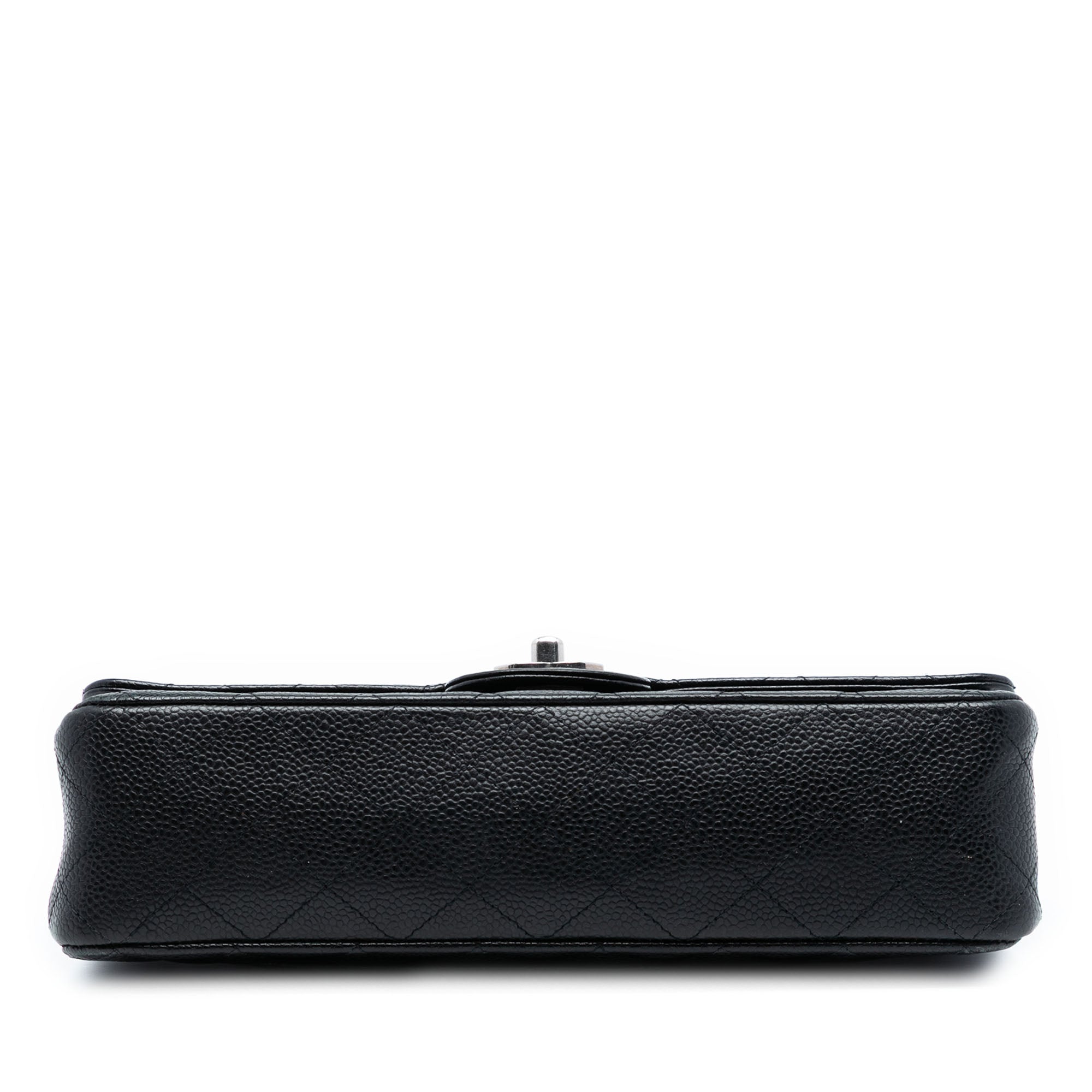 Classic Double Flap Bag Quilted Caviar Medium