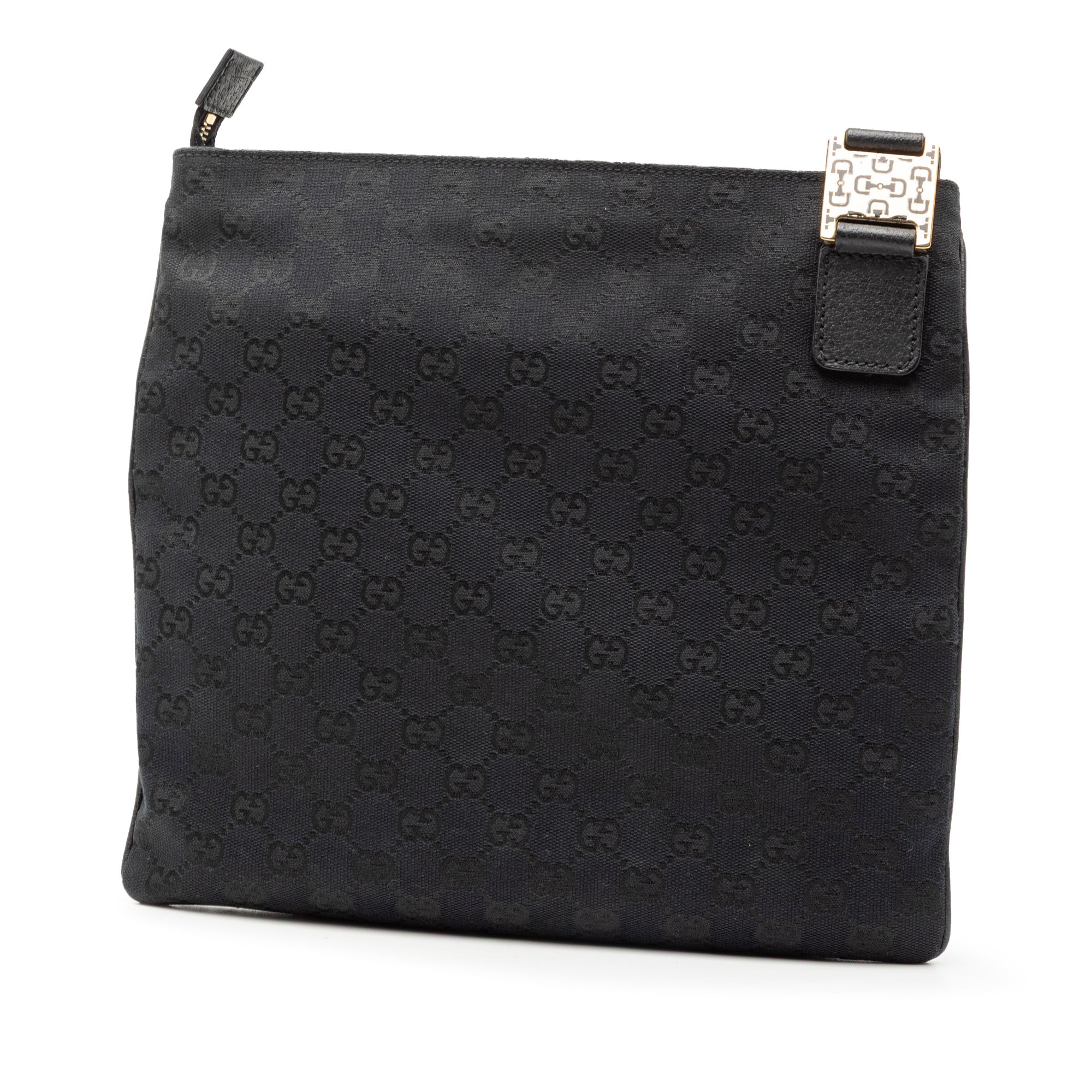 Flat Messenger Bag GG Canvas Medium