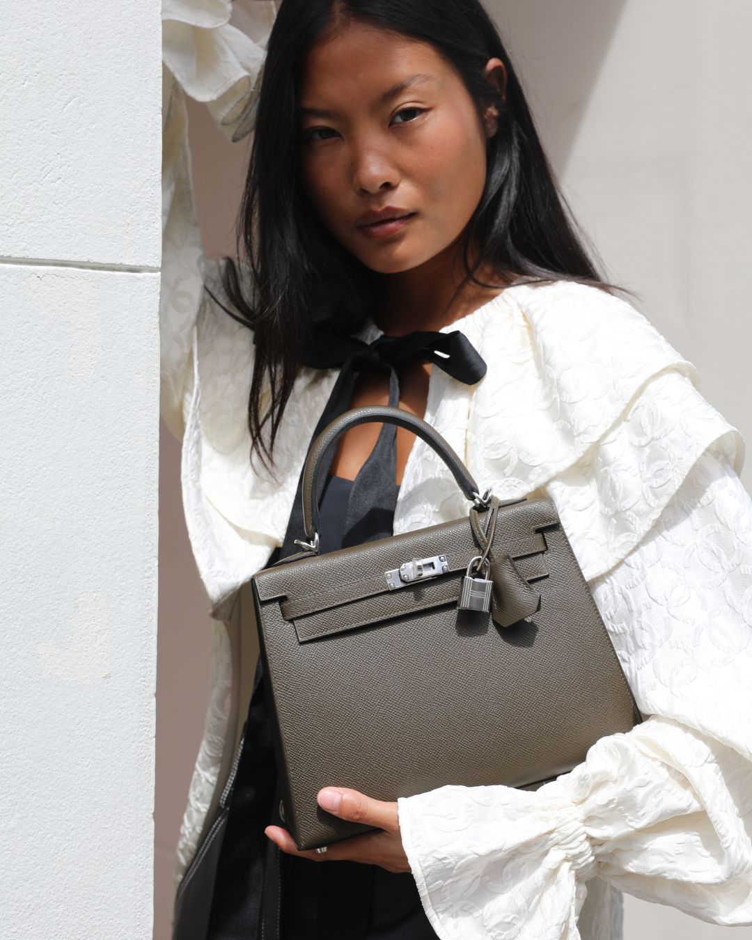 *NEW COLOUR* Hermès Kelly 25 Sellier Bag in Vert Loden Epsom Leather with Palladium Hardware